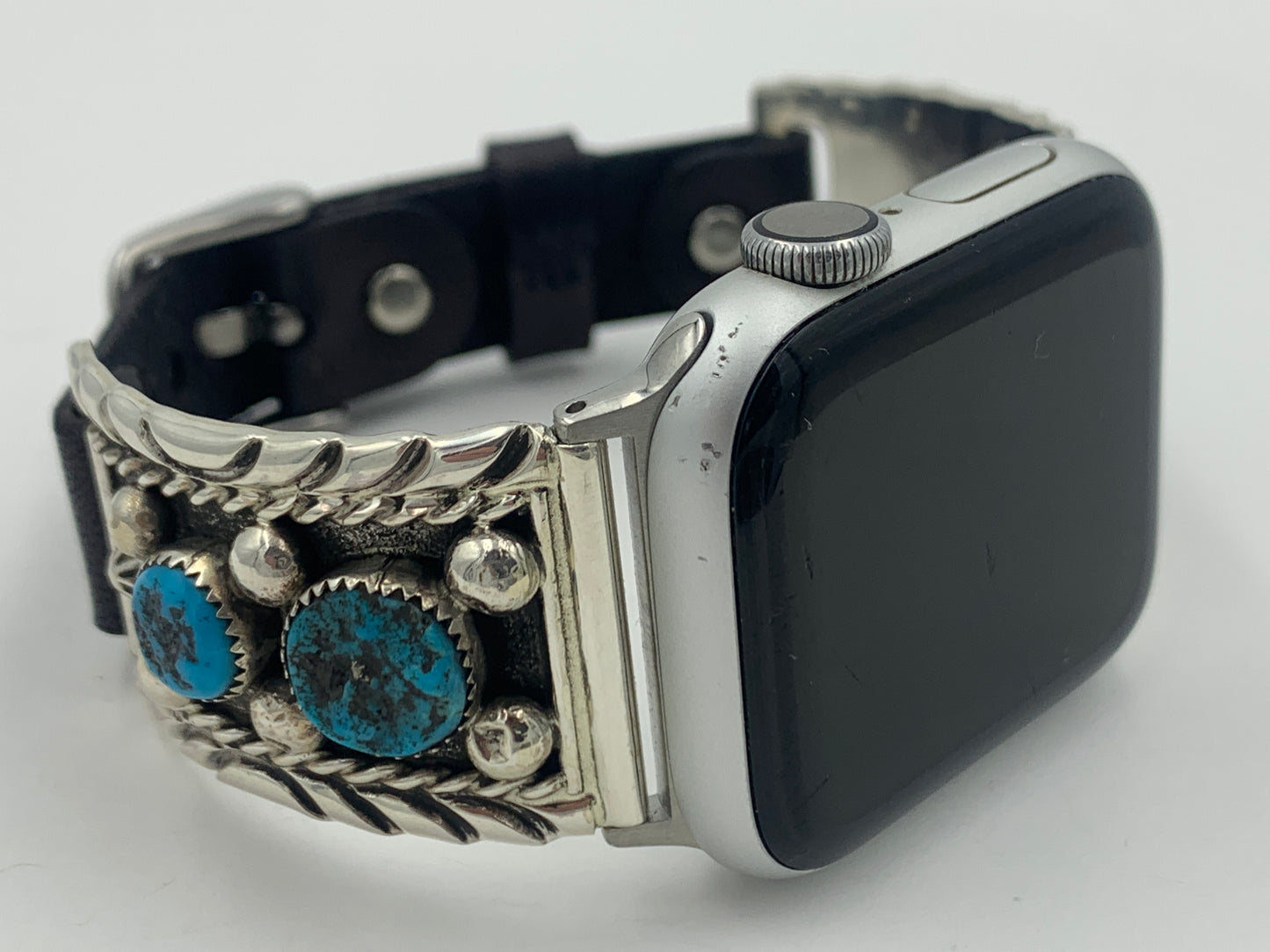 Ronnie Spencer 38/40/41mm Turquoise and Sterling Silver Unisex #109