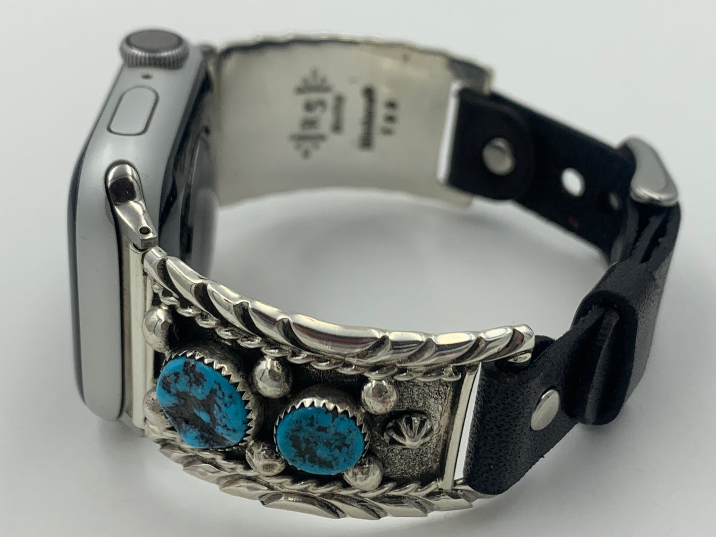Ronnie Spencer 38/40/41mm Turquoise and Sterling Silver Unisex #109