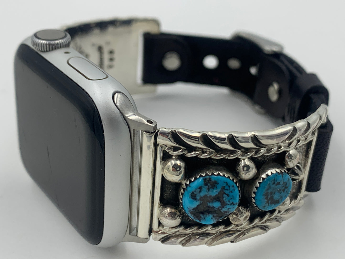 Ronnie Spencer 38/40/41mm Turquoise and Sterling Silver Unisex #109