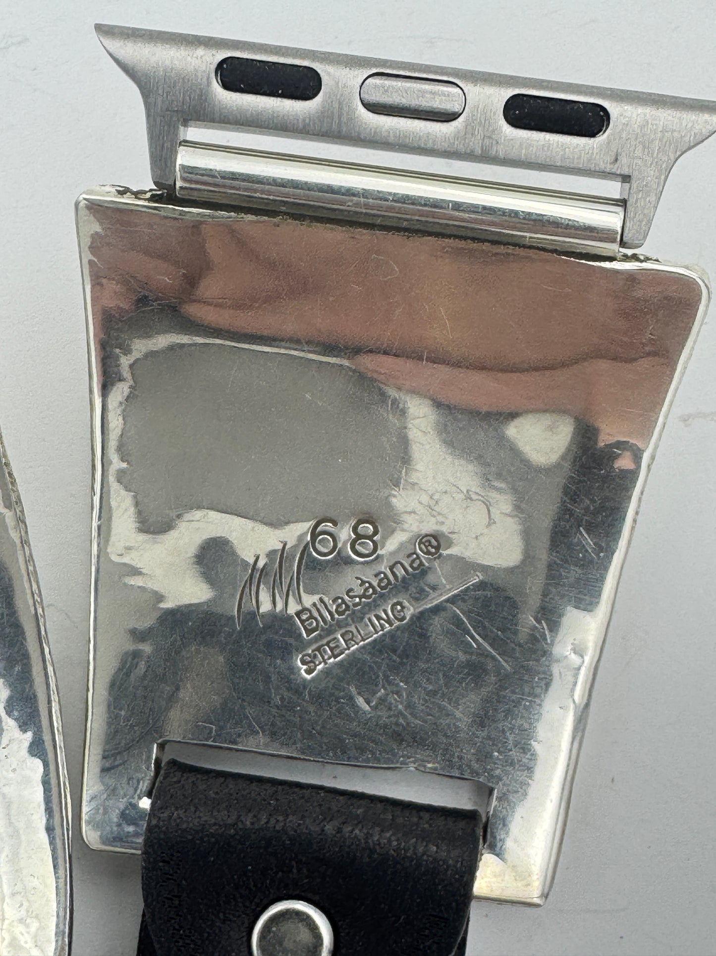 Nelson Morgan 38/40/41mm Ultra Sterling Silver and Kingman Turquoise #68