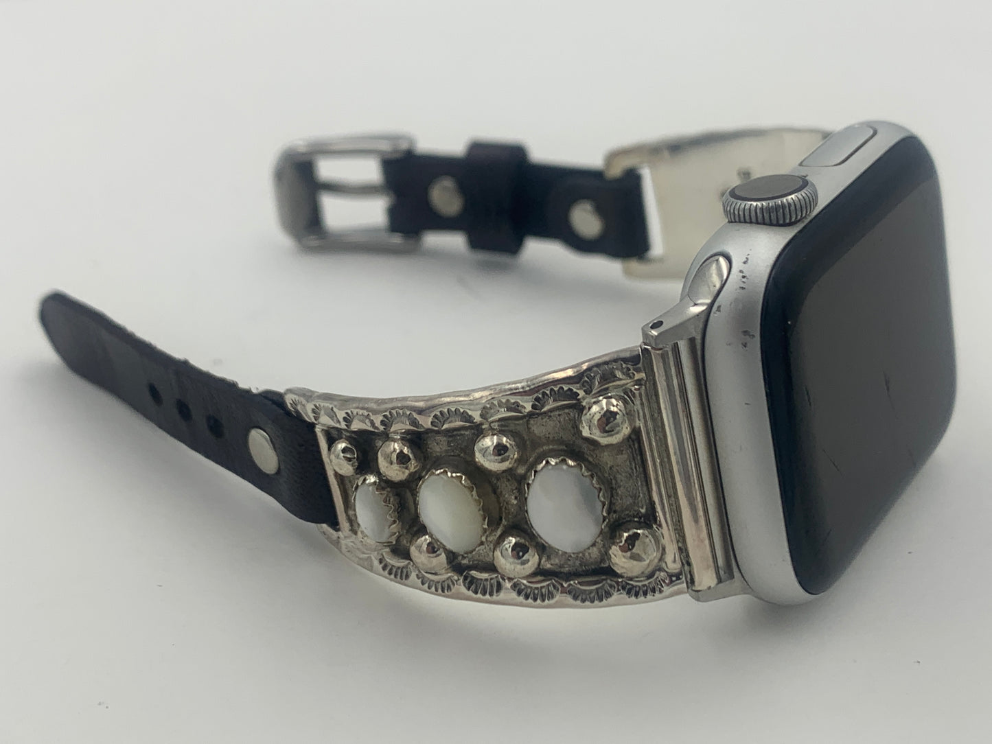 Ronnie Spencer 38/40/41mm Ladies Sterling Silver and Mother of Pearl #105
