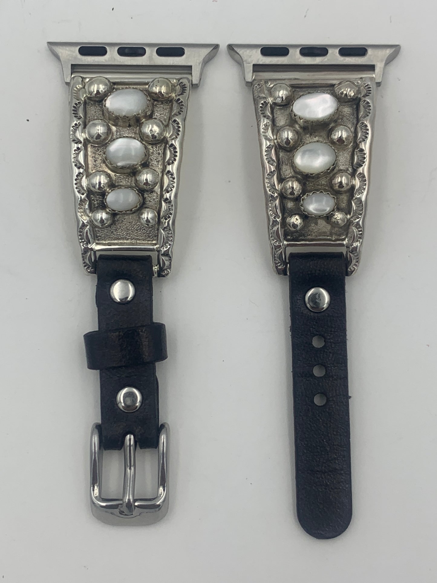 Ronnie Spencer 38/40/41mm Ladies Sterling Silver and Mother of Pearl #105