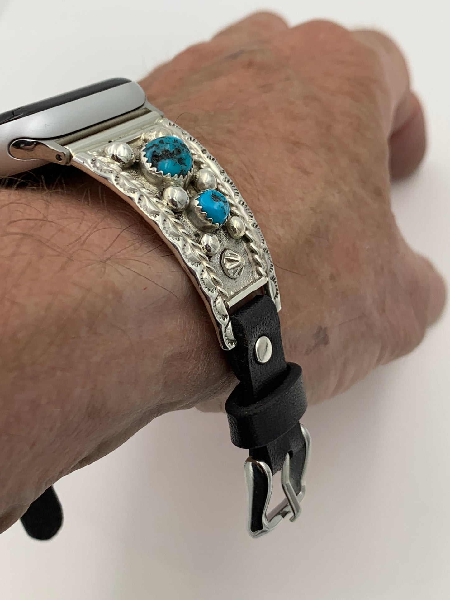 Ronnie Spencer 38/40/41mm Ladies Turquoise and Sterling Silver #111