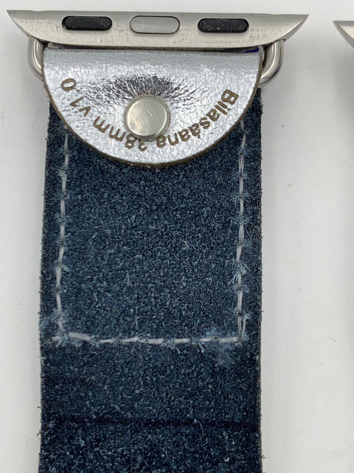 Ronnie Werito 38/40/41mm M/L Beaded Laser cut Leather Apple Watch Band #3