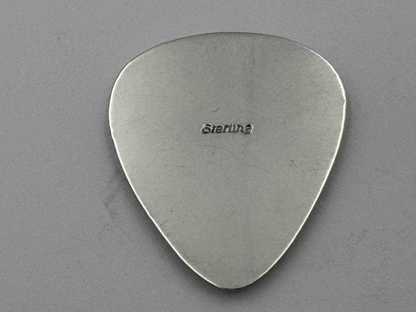 Ronnie Spencer Sterling Silver Peace Sign Guitar Pick #4
