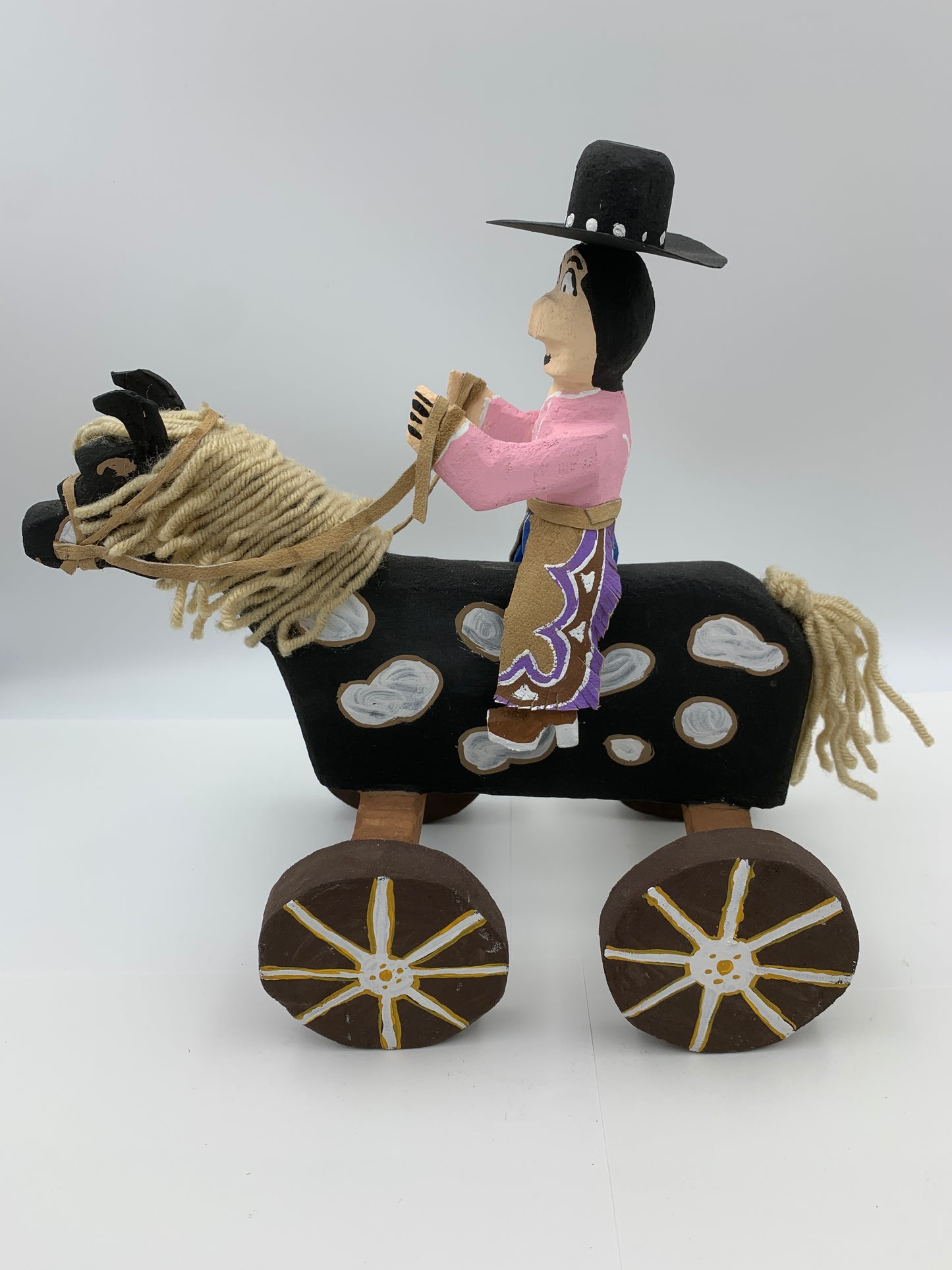 Delbert Buck Wheel Horse Rider #0018