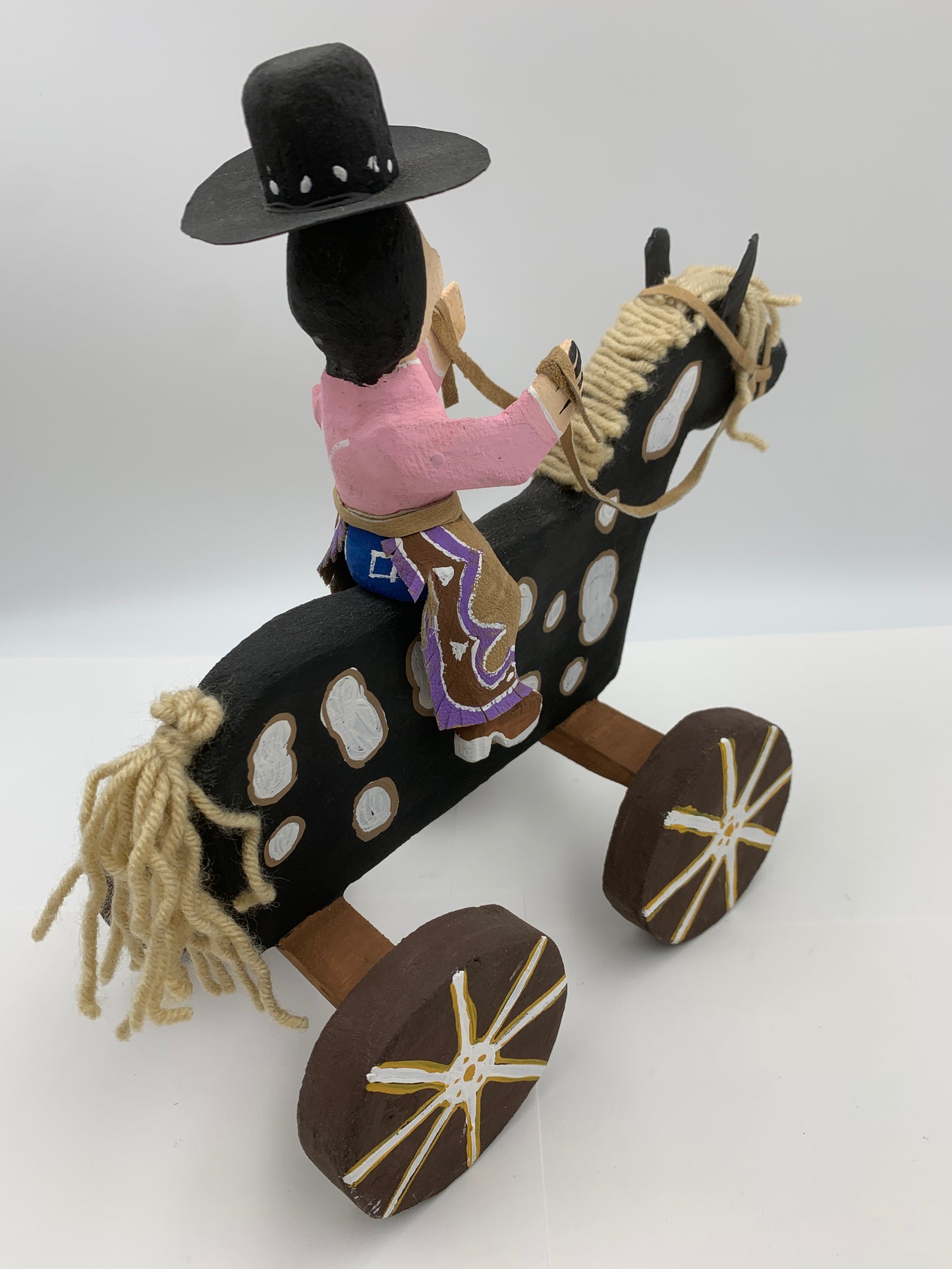 Delbert Buck Wheel Horse Rider #0018
