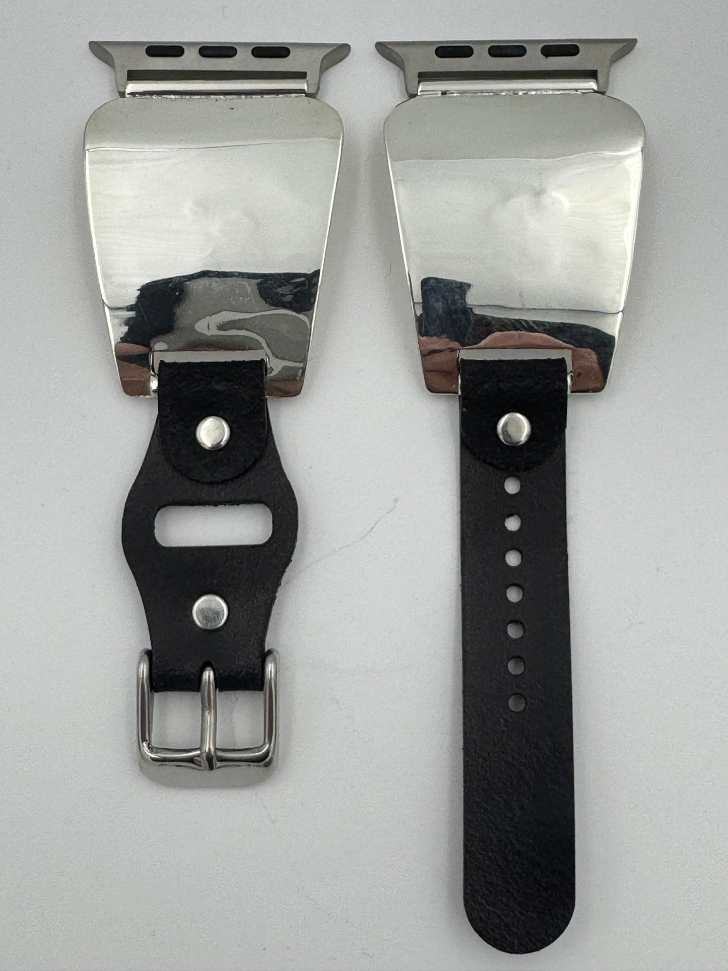 Nelson Morgan 42/44/45mm Rounded Trapezoid Sterling Silver #43