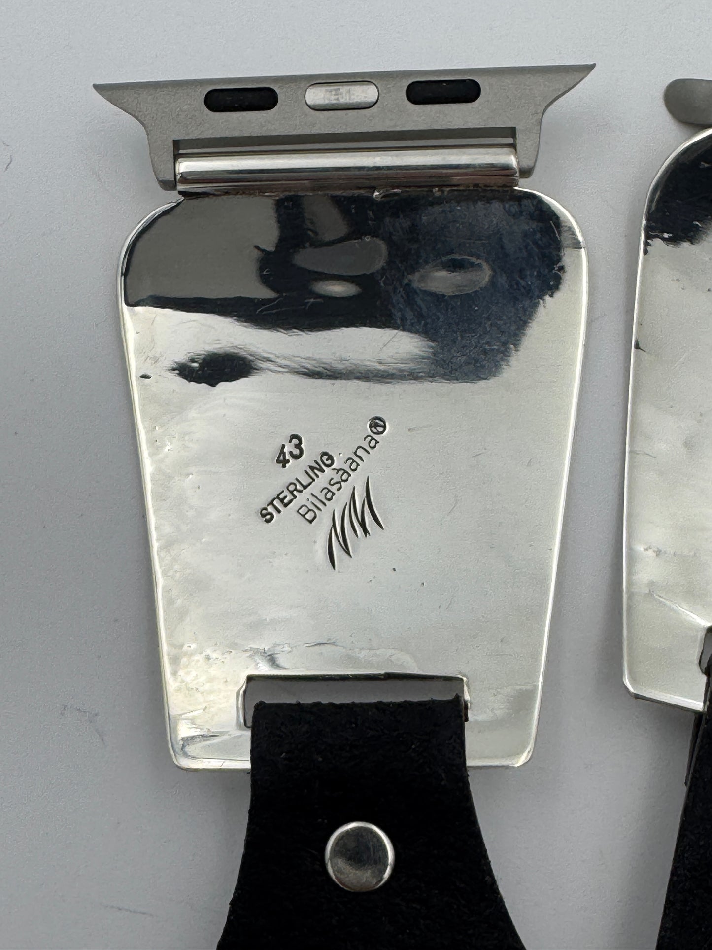 Nelson Morgan 42/44/45mm Rounded Trapezoid Sterling Silver #43