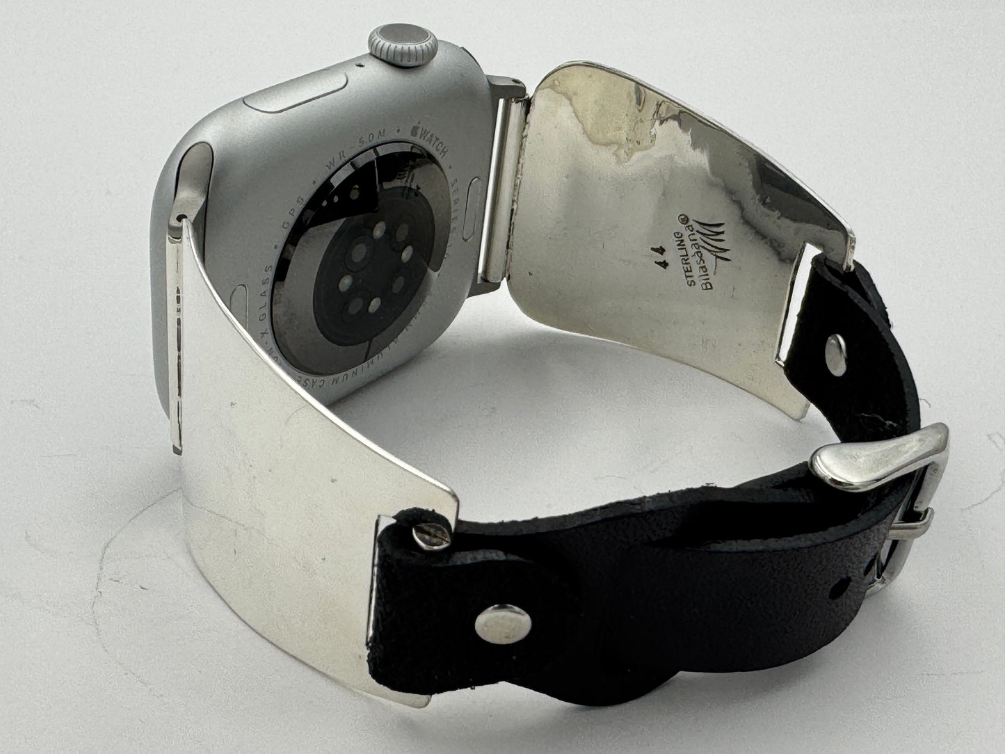 Nelson Morgan 42/44/45mm Rounded Trapezoid Sterling Silver #44