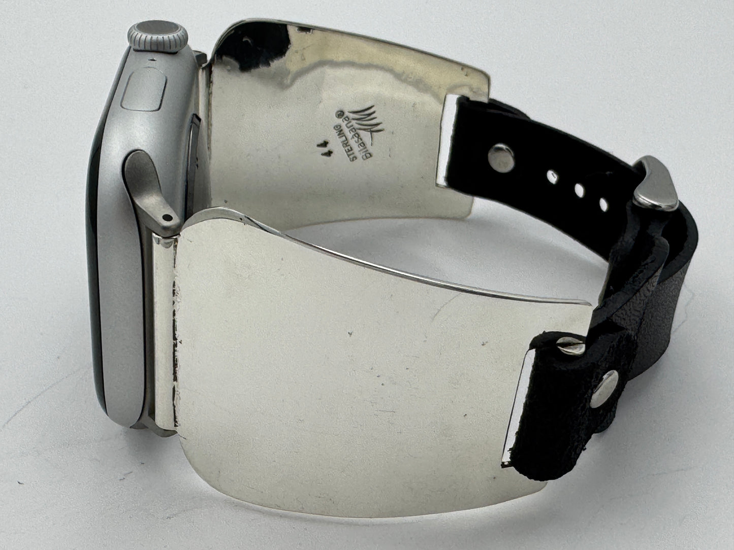 Nelson Morgan 42/44/45mm Rounded Trapezoid Sterling Silver #44