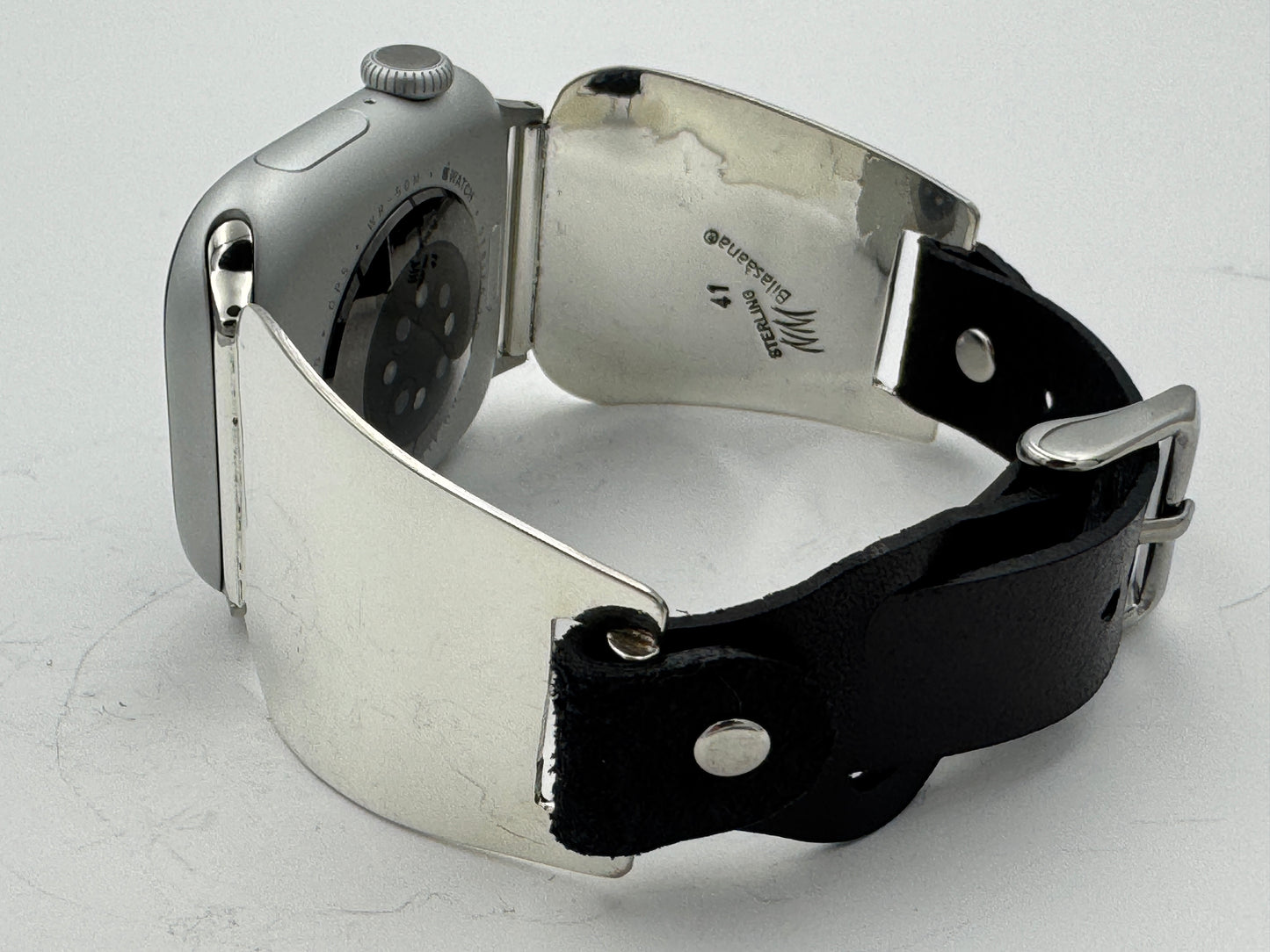 Nelson Morgan 38/40/41mm Rounded Trapezoid Sterling Silver #41