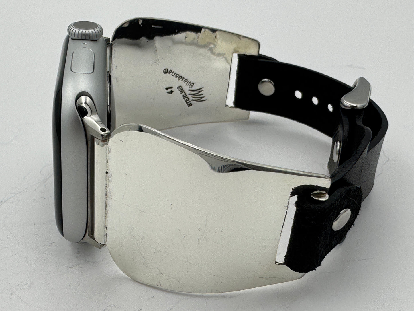 Nelson Morgan 38/40/41mm Rounded Trapezoid Sterling Silver #41