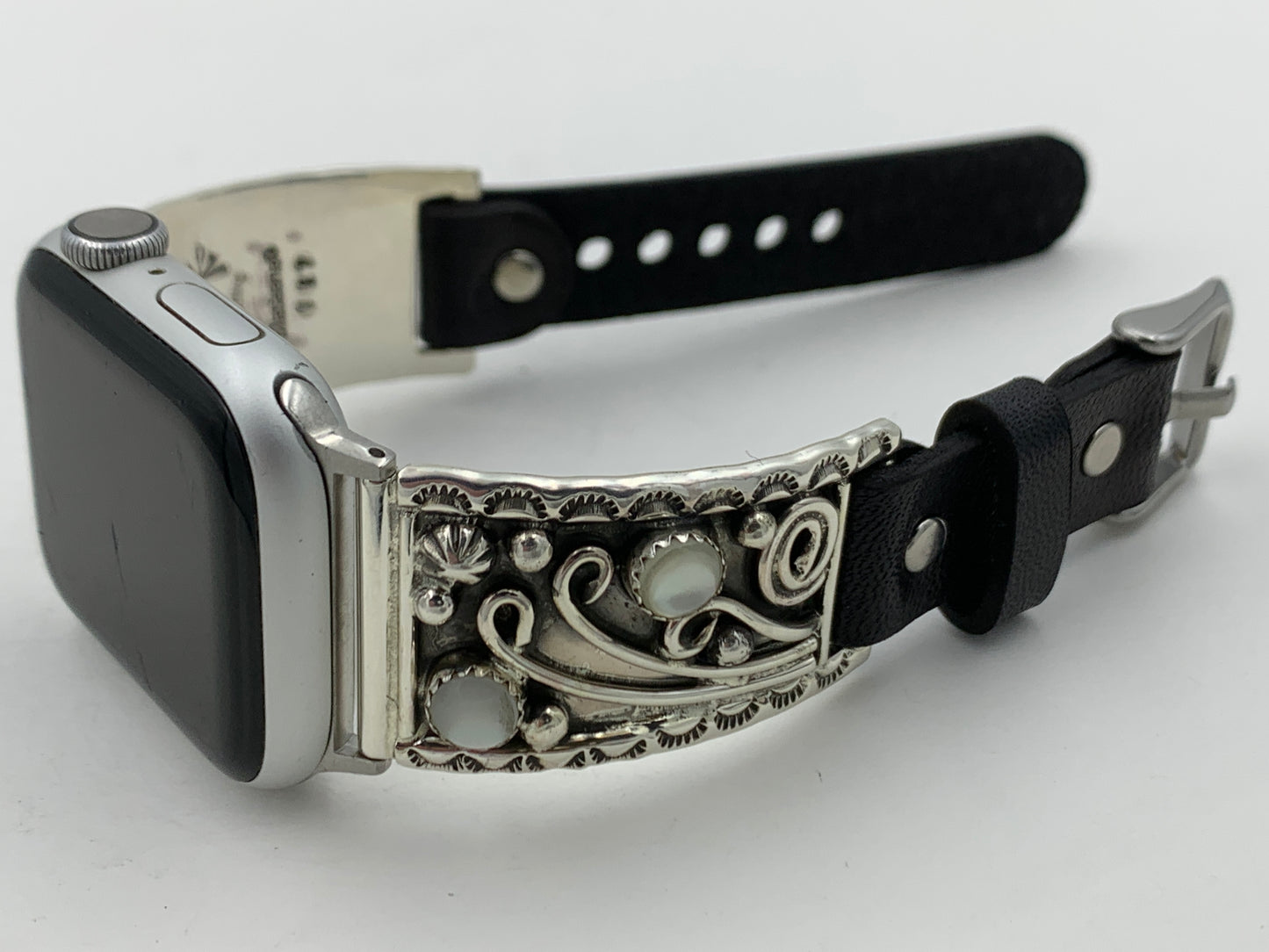 Ronnie Spencer 38/40/41mm Mother of Pearl and Sterling Silver Unisex #127