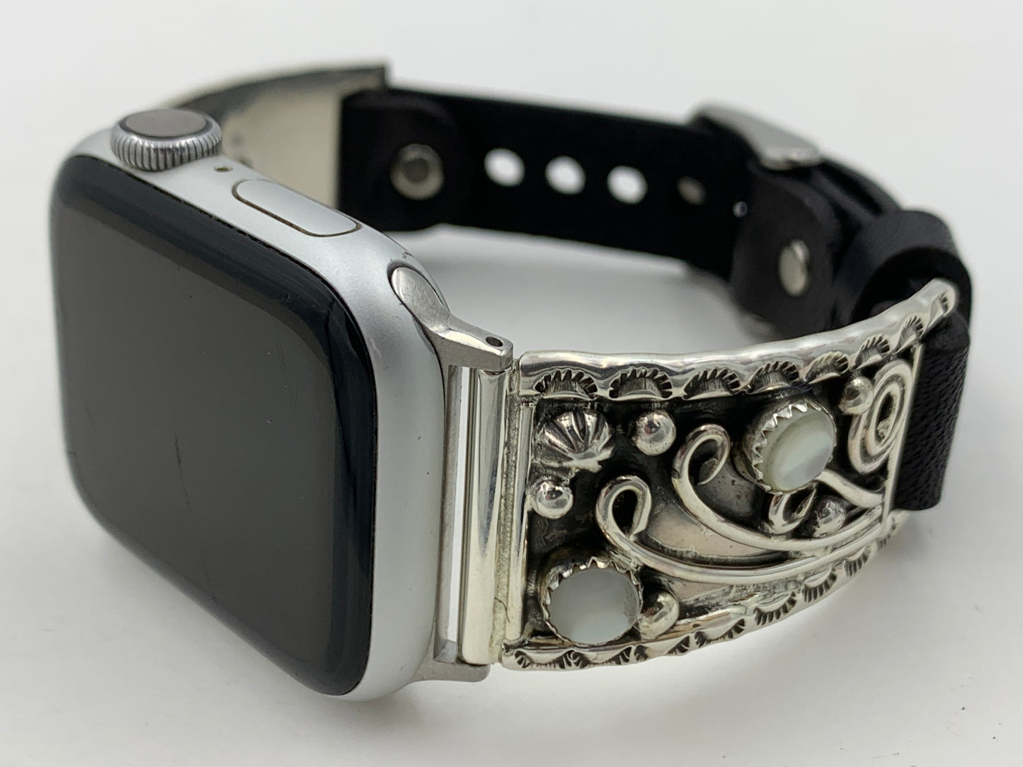 Ronnie Spencer 38/40/41mm Mother of Pearl and Sterling Silver Unisex #127