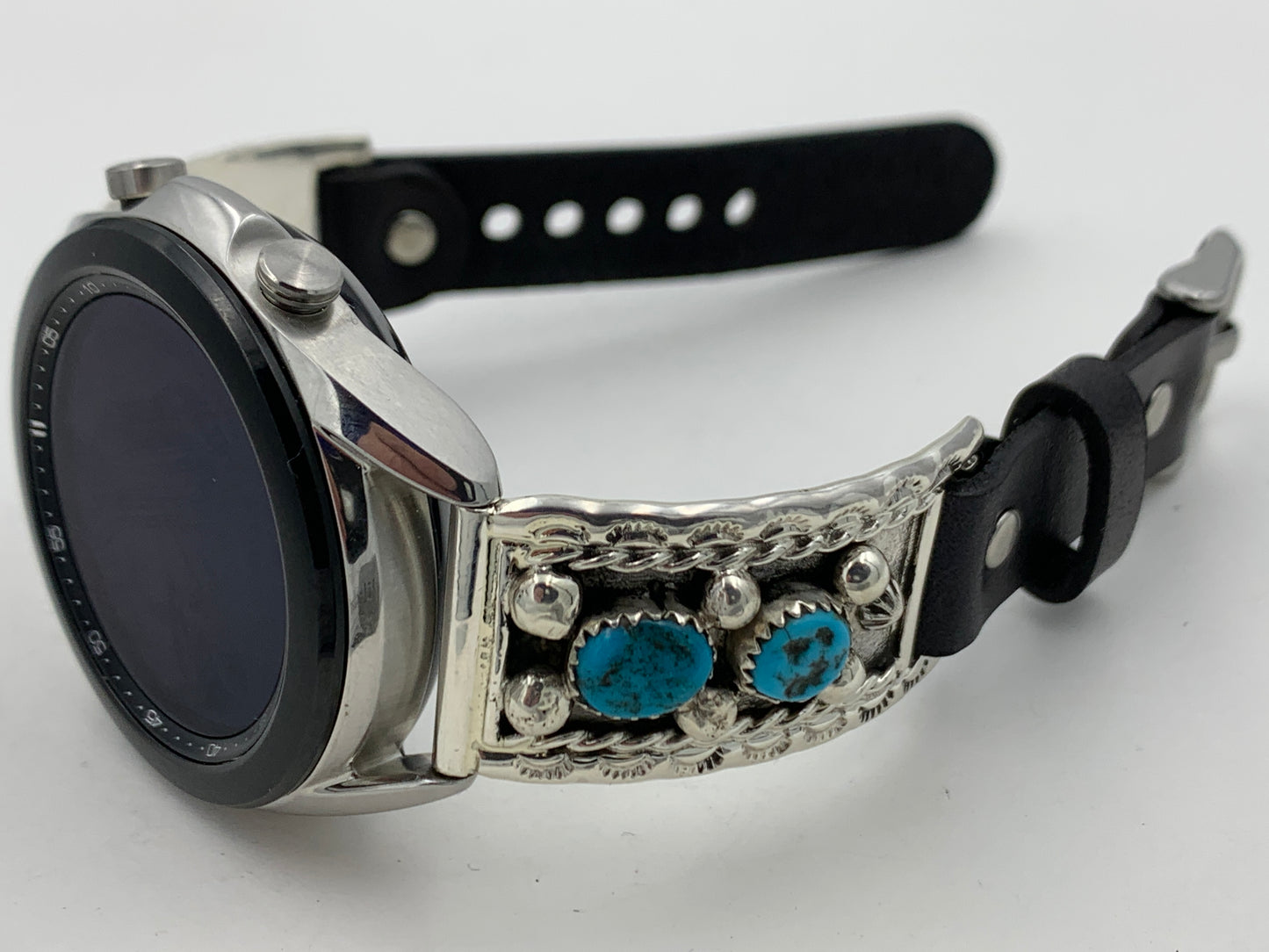 Ronnie Spencer Samsung Galaxy 41mm Turquoise and Sterling Silver #108