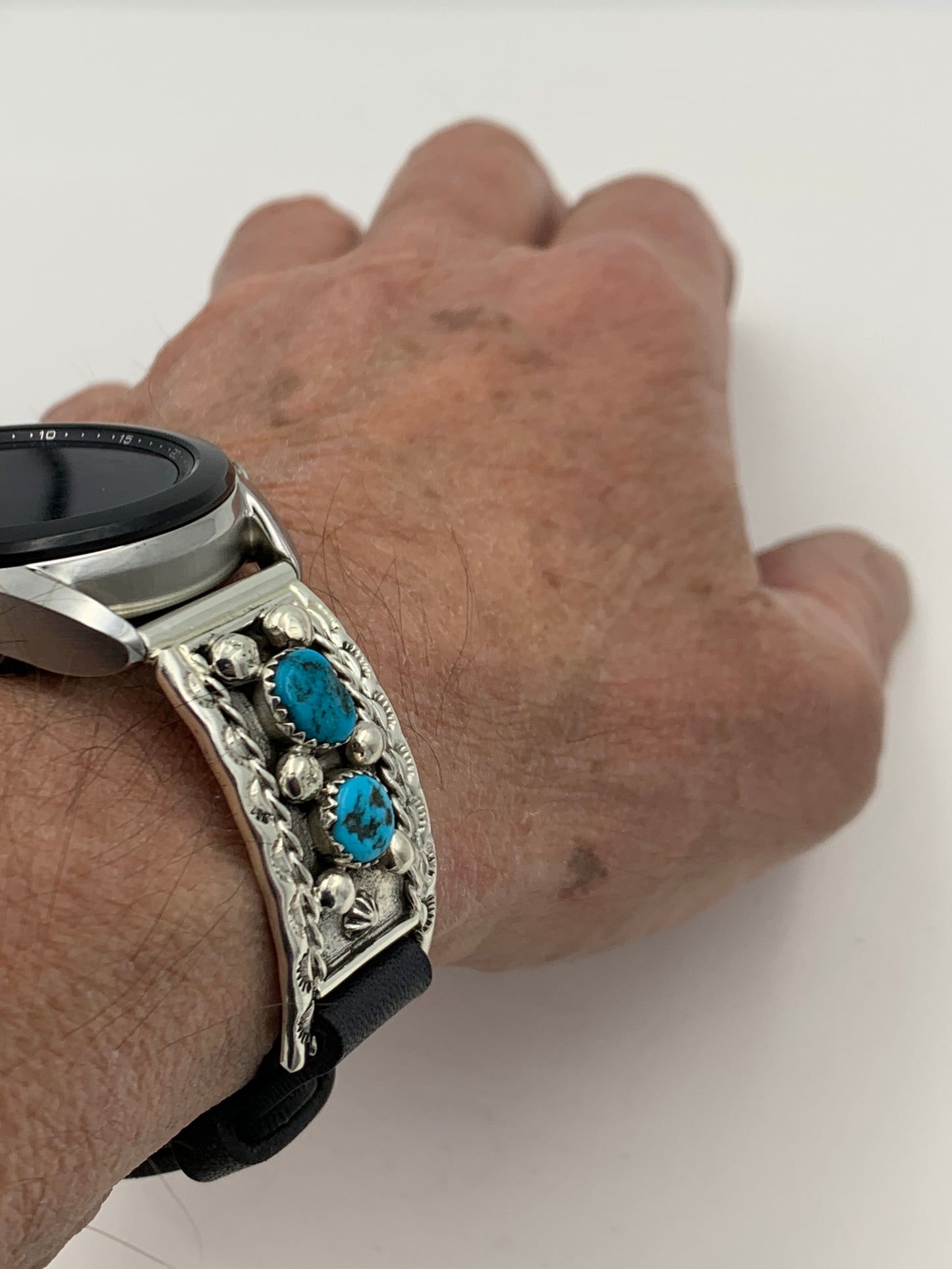 Ronnie Spencer Samsung Galaxy 41mm Turquoise and Sterling Silver #108