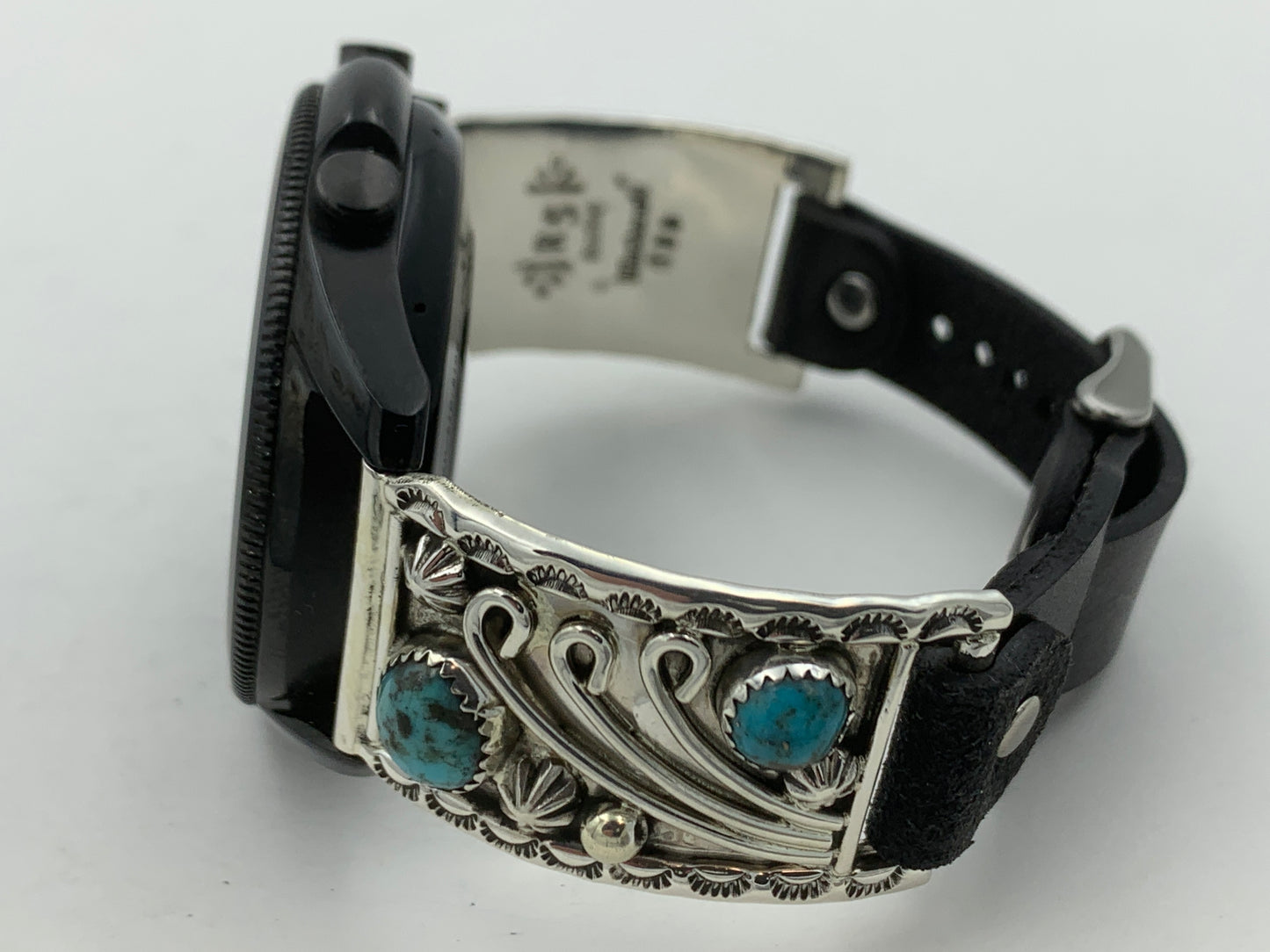 Ronnie Spencer Samsung Galaxy 45mm Turquoise and Sterling Silver #133
