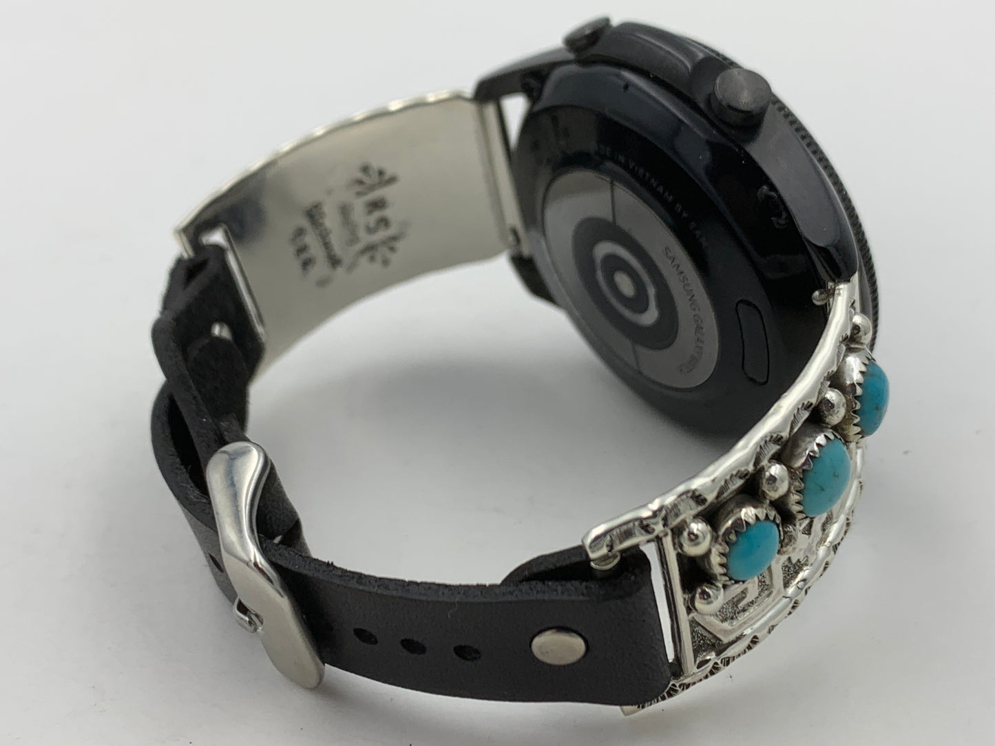 Ronnie Spencer Samsung Galaxy 45mm Turquoise and Sterling Silver #134