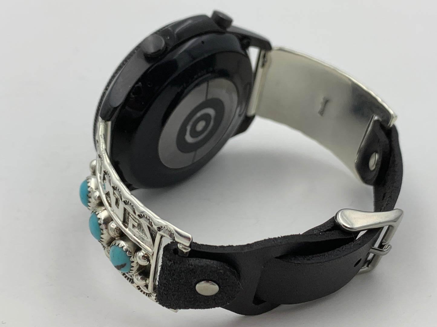 Ronnie Spencer Samsung Galaxy 45mm Turquoise and Sterling Silver #134