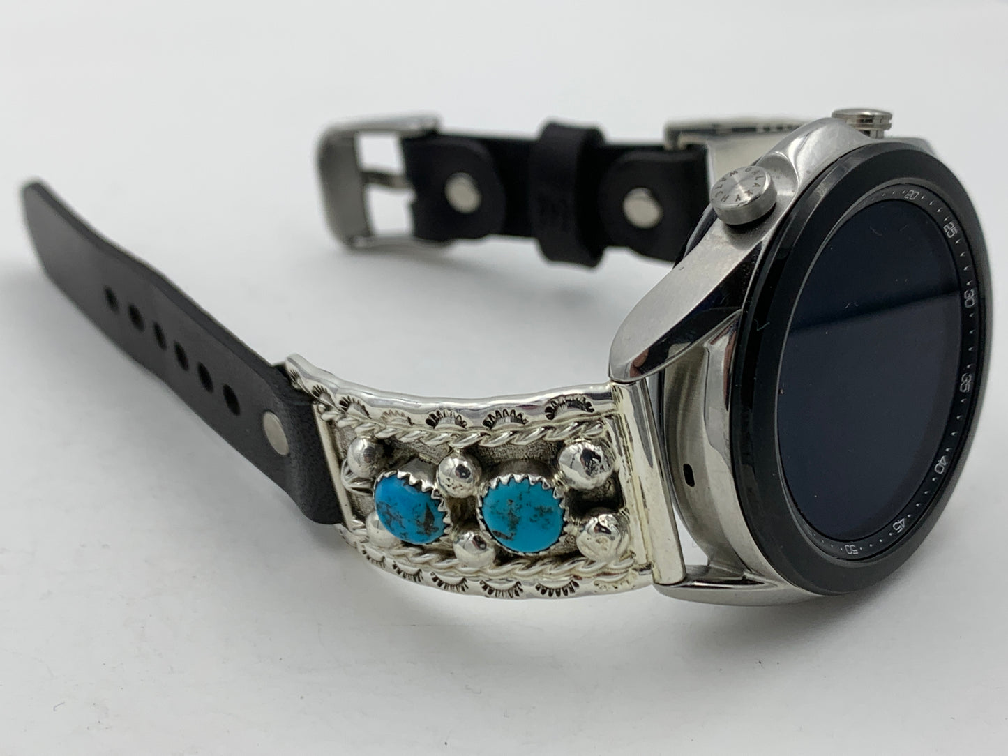 Ronnie Spencer Samsung Galaxy 41mm Turquoise and Sterling Silver #107