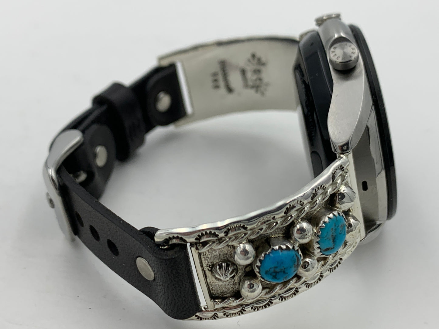 Ronnie Spencer Samsung Galaxy 41mm Turquoise and Sterling Silver #107