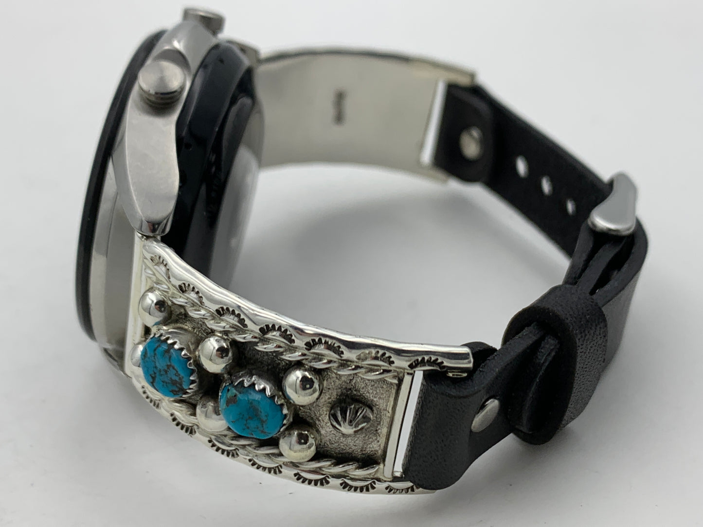 Ronnie Spencer Samsung Galaxy 41mm Turquoise and Sterling Silver #107