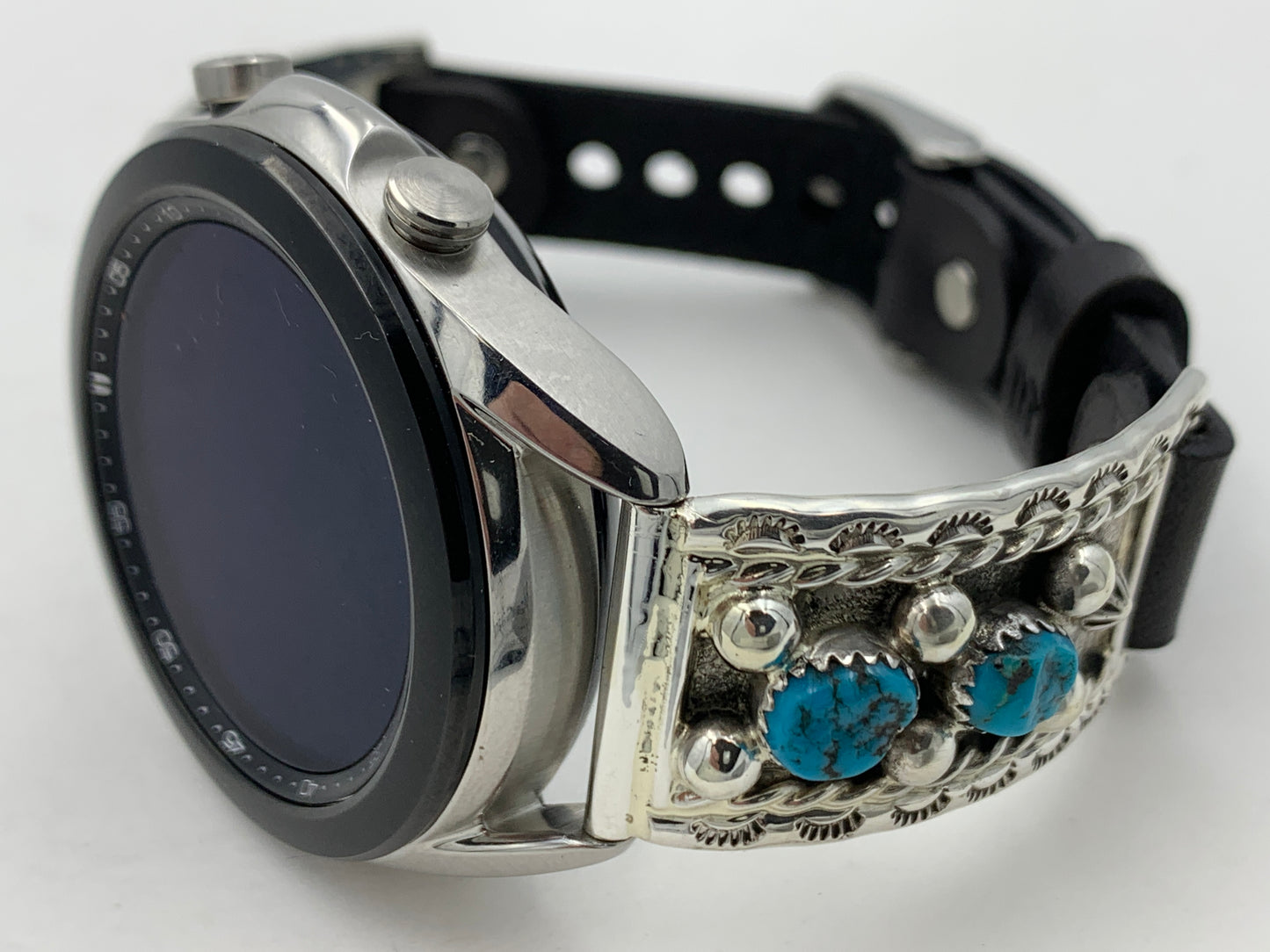 Ronnie Spencer Samsung Galaxy 41mm Turquoise and Sterling Silver #107