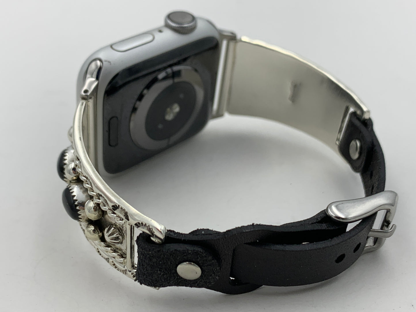 Ronnie Spencer 38/40/41mm Ladies Black Onyx and Sterling Silver #136