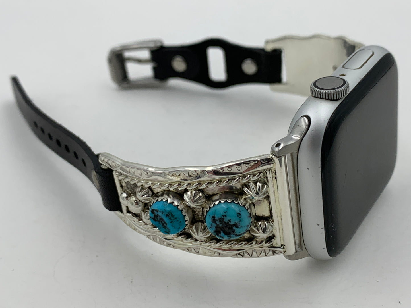 Ronnie Spencer 42/44/45mm Ladies Turquoise and Sterling Silver #138
