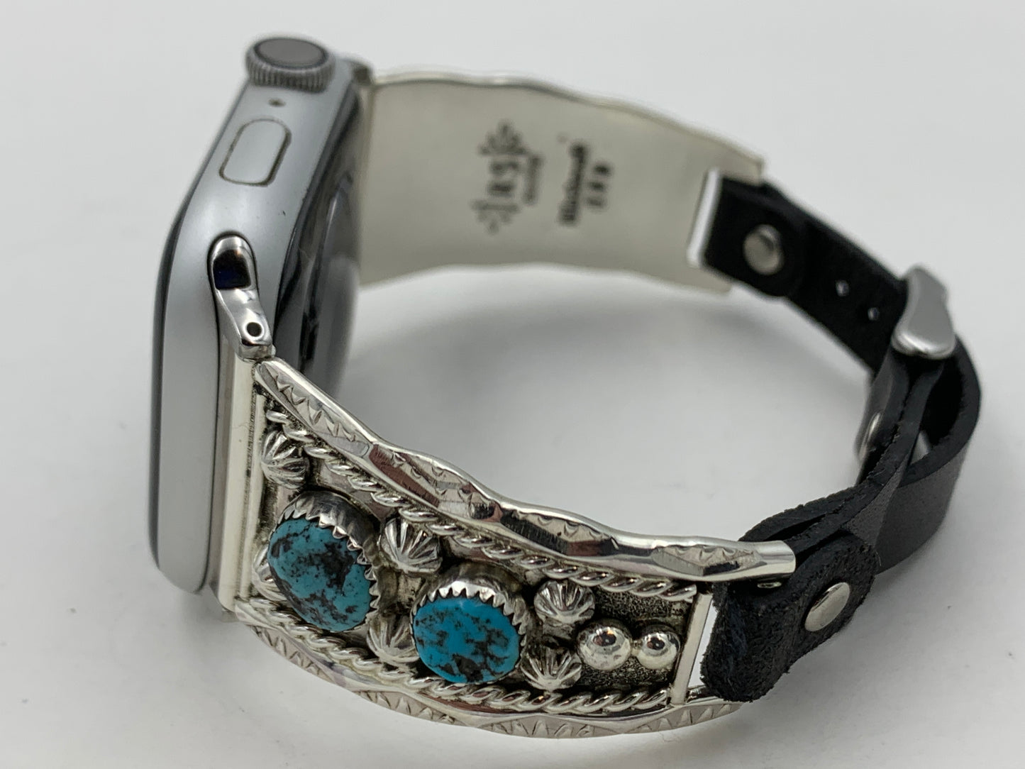 Ronnie Spencer 42/44/45mm Ladies Turquoise and Sterling Silver #138