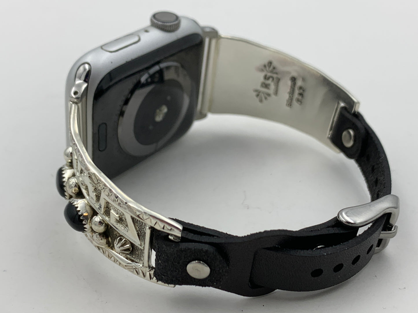 Ronnie Spencer 42/44/45mm Ladies Black Onyx and Sterling Silver #137