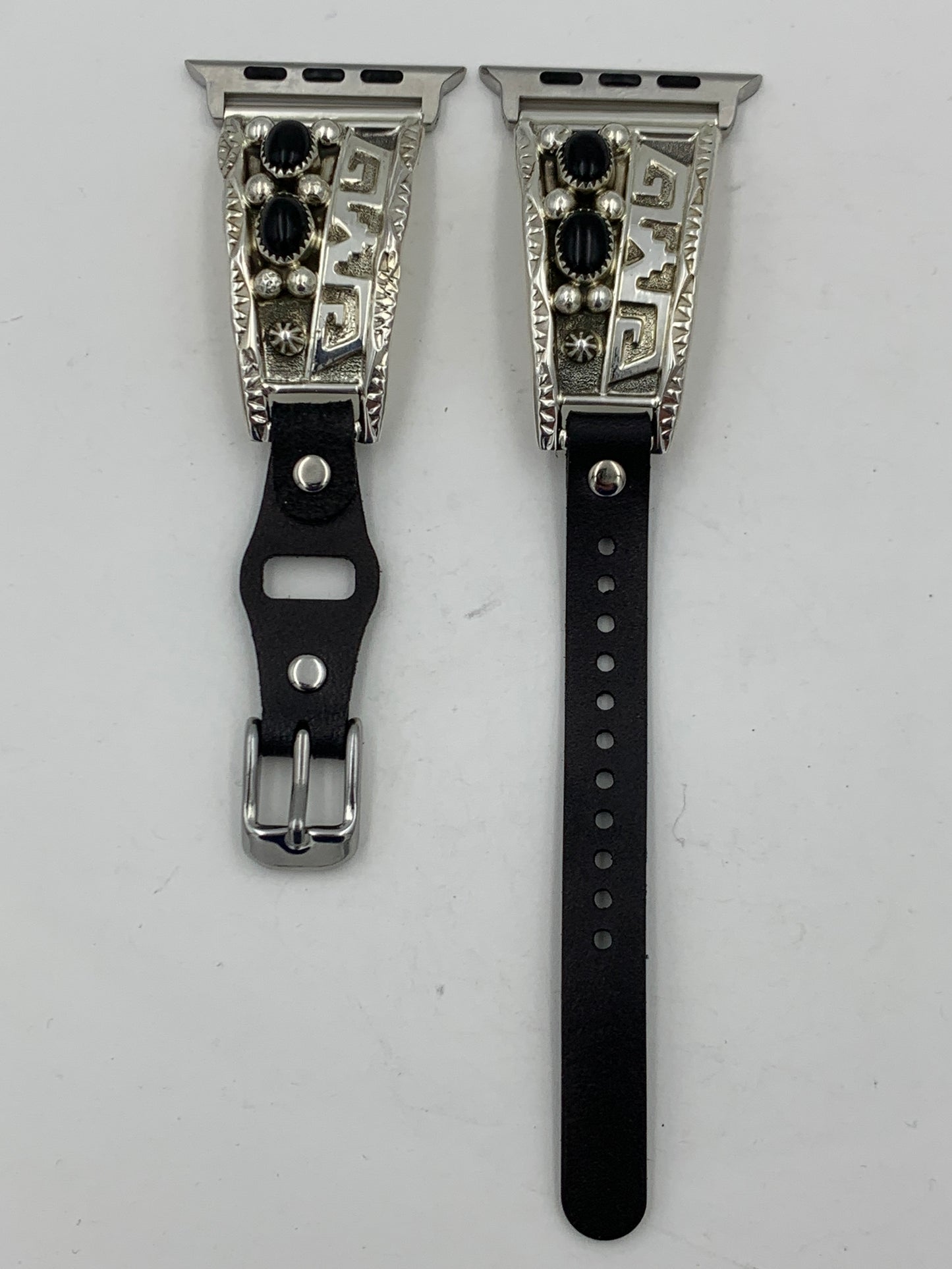 Ronnie Spencer 42/44/45mm Ladies Black Onyx and Sterling Silver #137