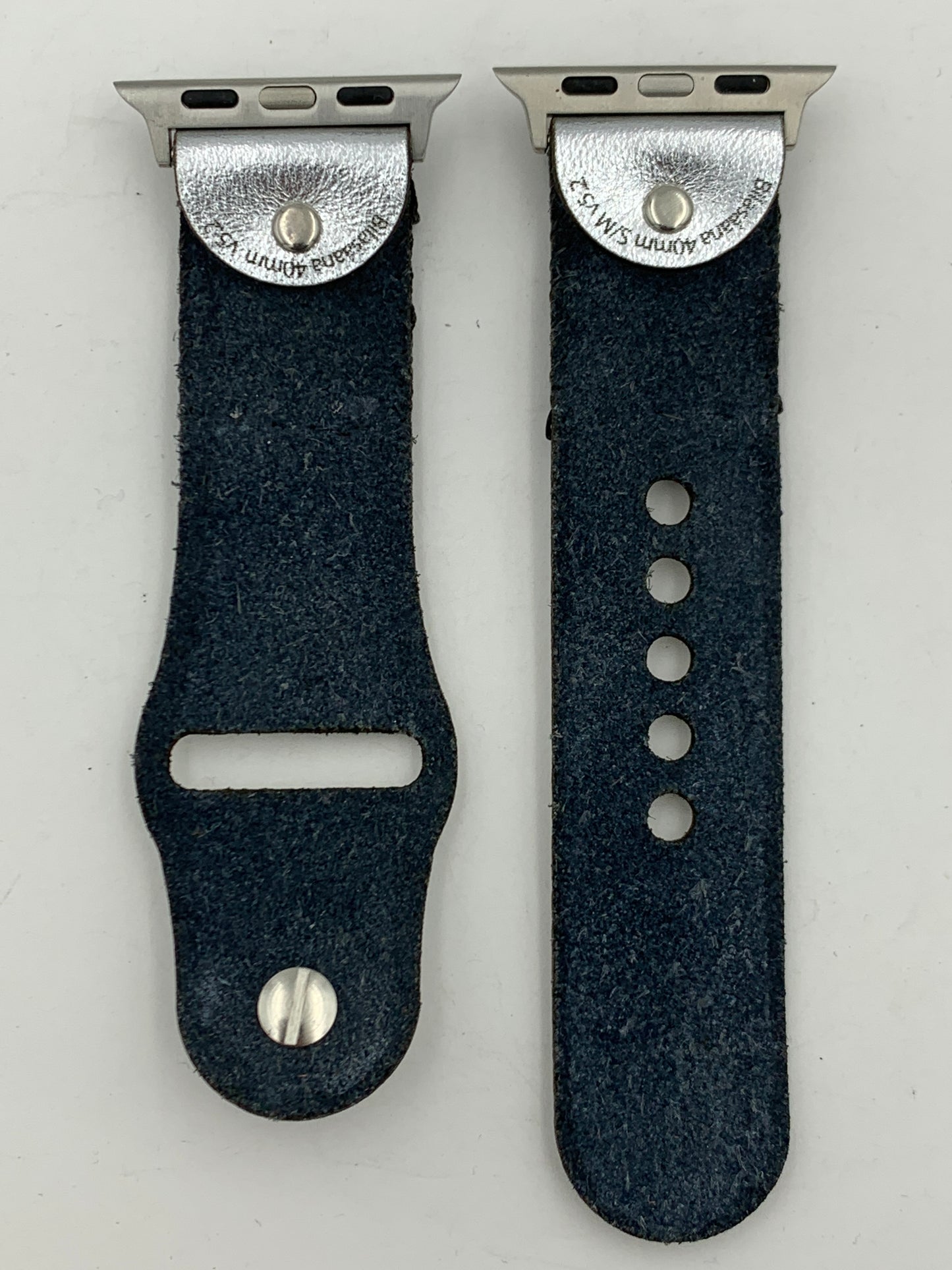 Dwight Nathaniel Beaded Laser cut Leather Apple Watch Band 38/40/41mm #16