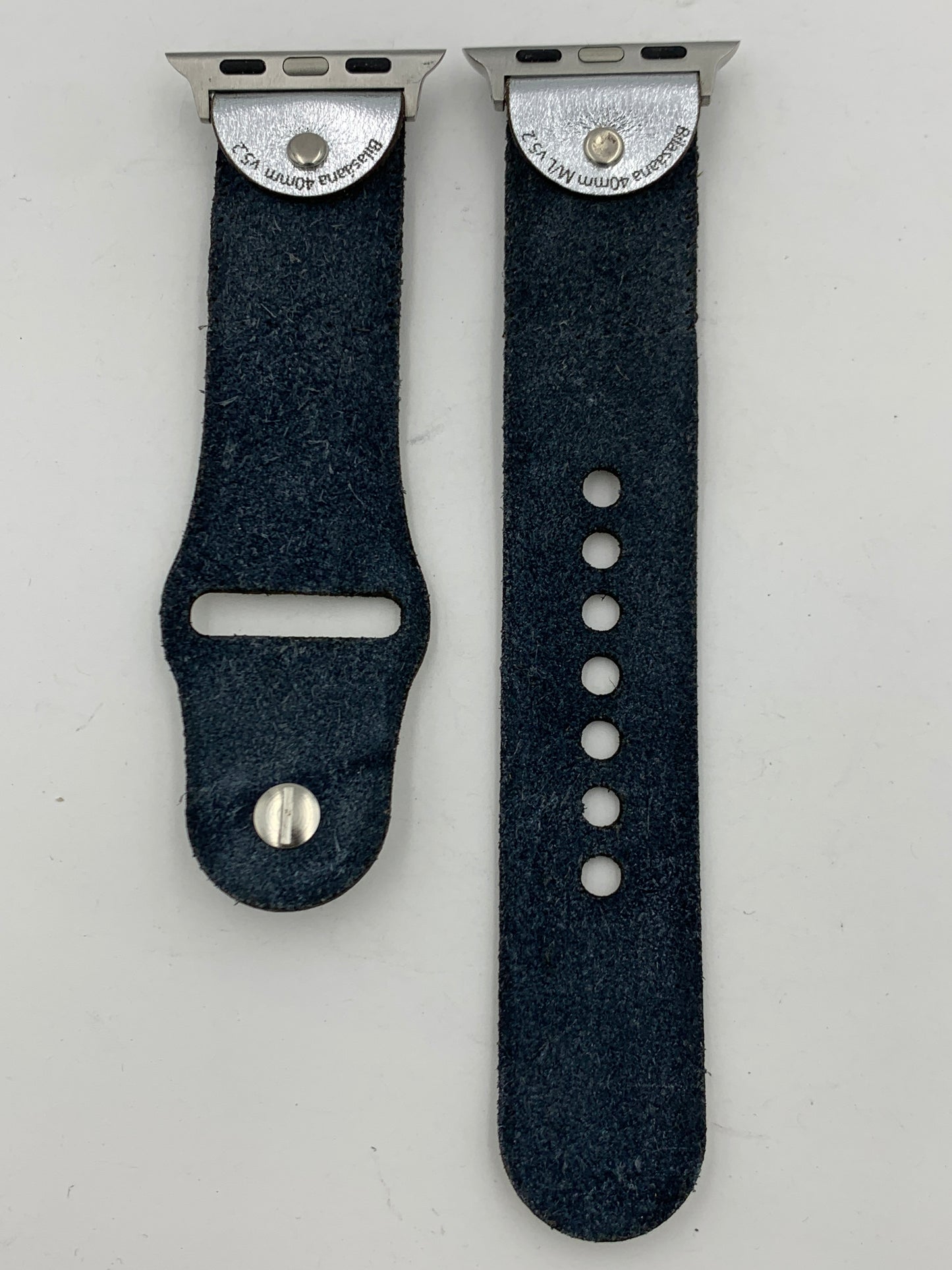 Dwight Nathaniel Beaded Laser cut Leather Apple Watch Band 38/40/41mm #17