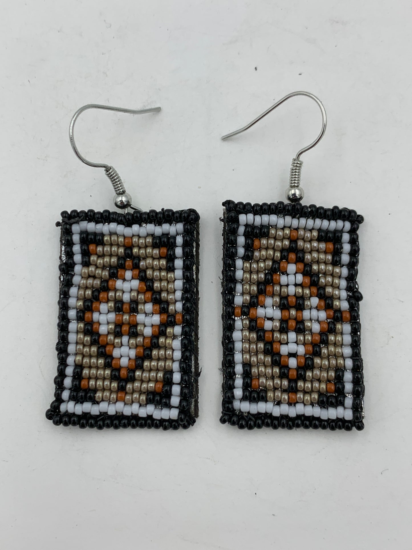 Dwight Nathaniel Beaded Laser cut Earrings #2