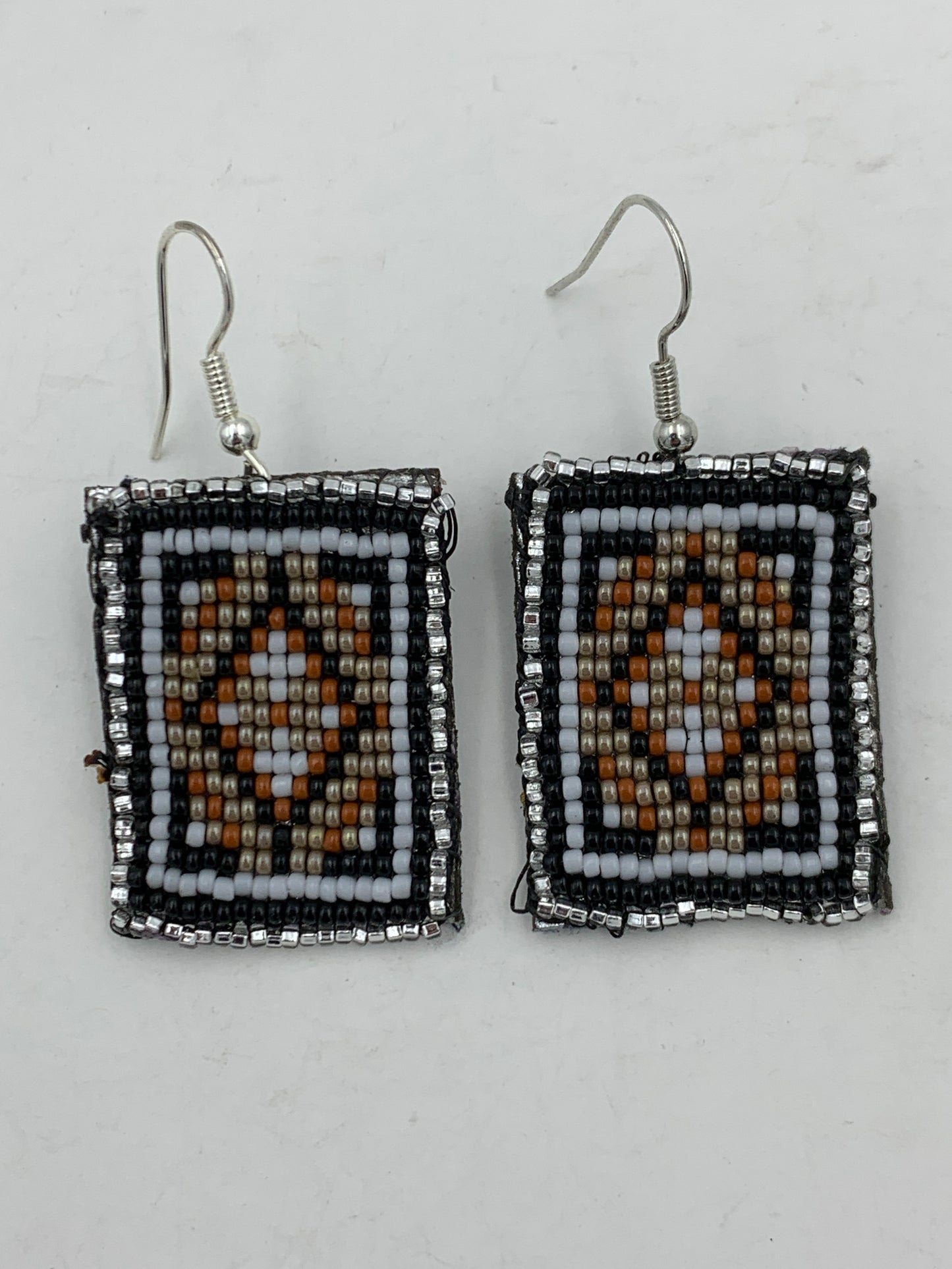 Dwight Nathaniel Beaded Laser cut Earrings #3