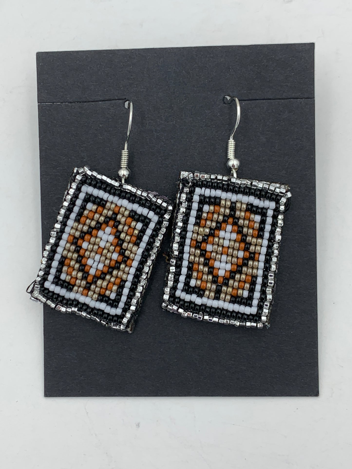 Dwight Nathaniel Beaded Laser cut Earrings #3