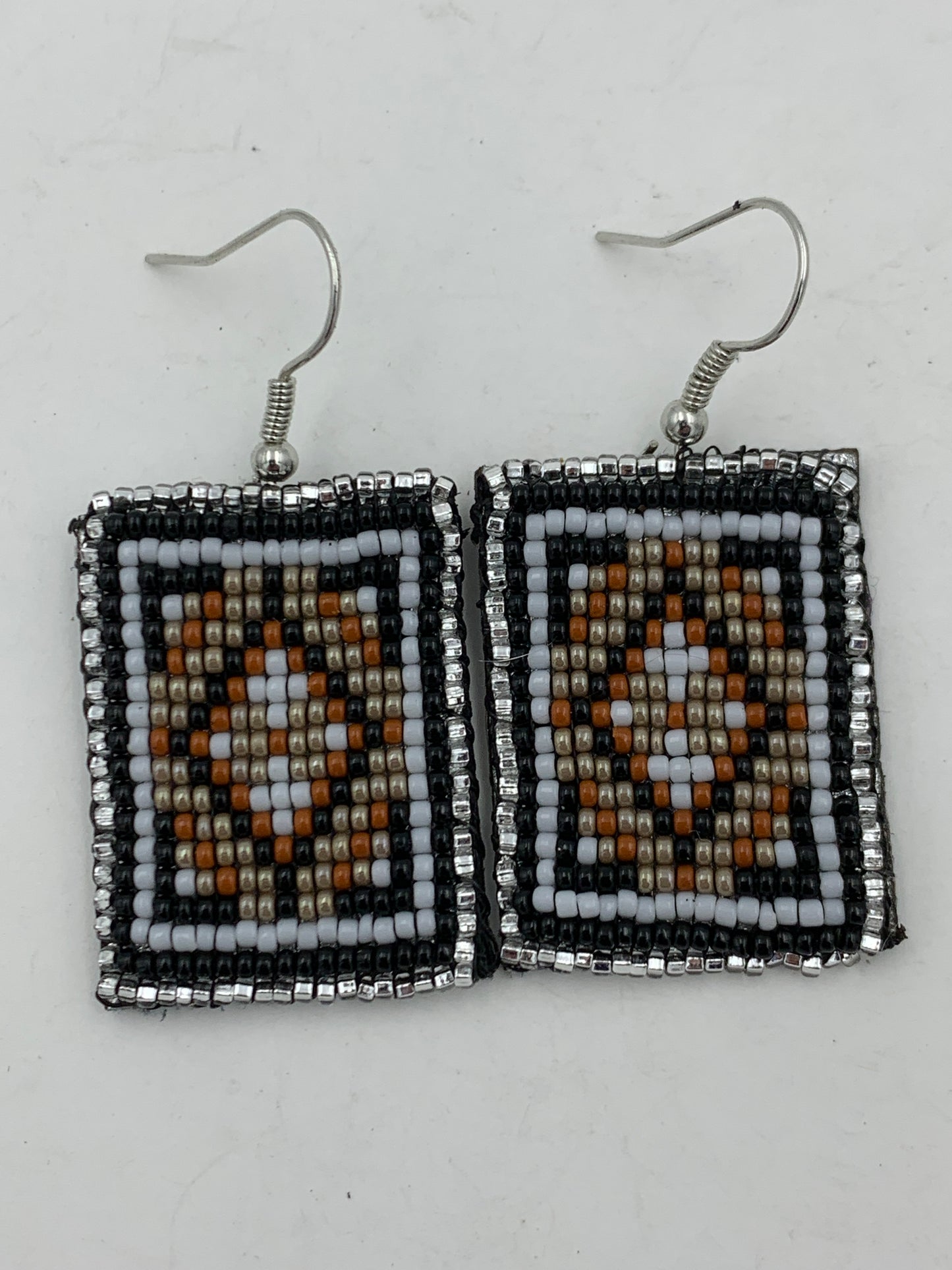 Dwight Nathaniel Beaded Laser cut Earrings #4