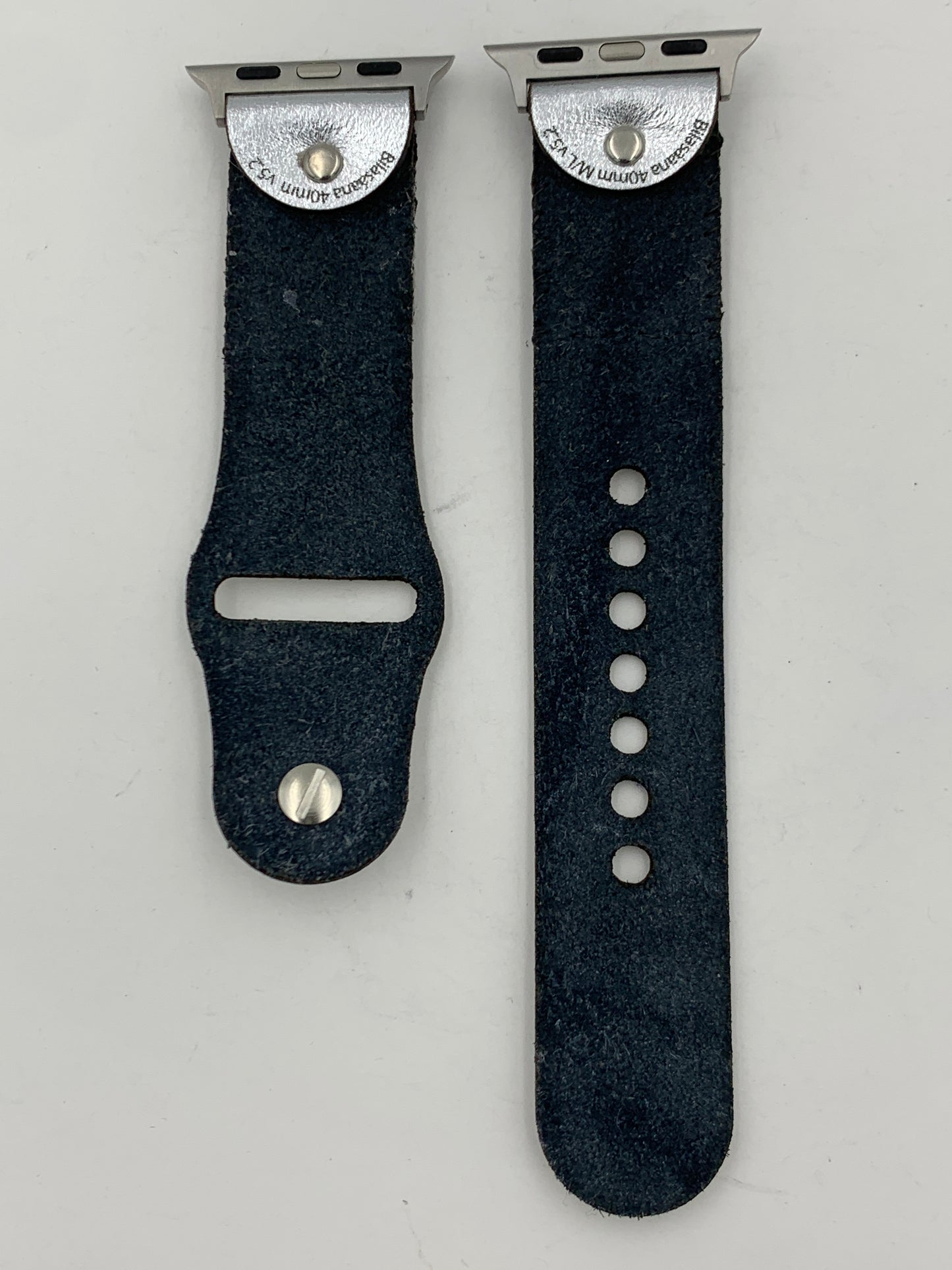 Dwight Nathaniel Beaded Laser cut Leather Apple Watch Band 38/40/41mm #21