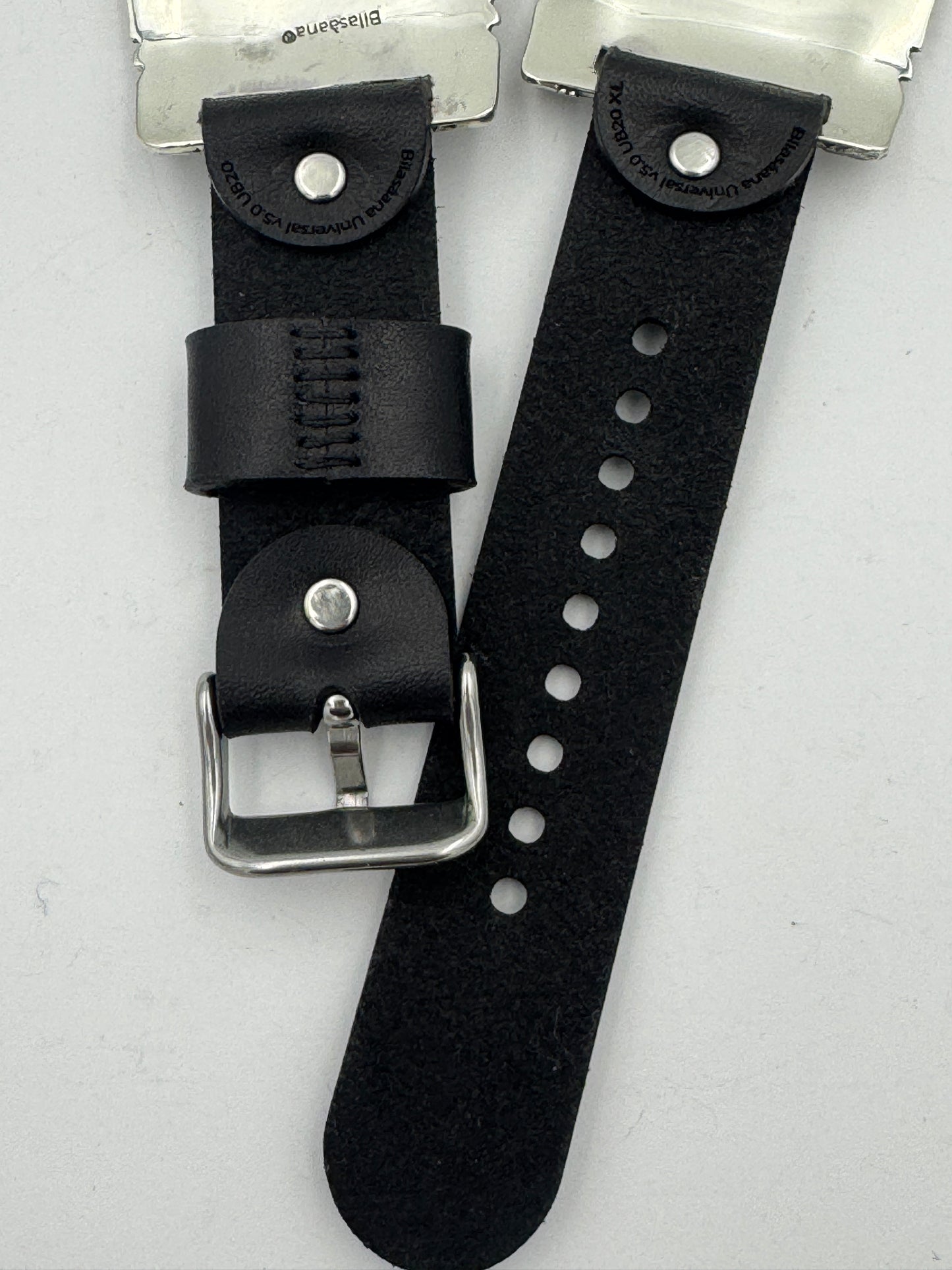 Jeanette Dale 42/44/45/46mm Trapezoid Black Onyx and Silver Twisted wire Ultra #137