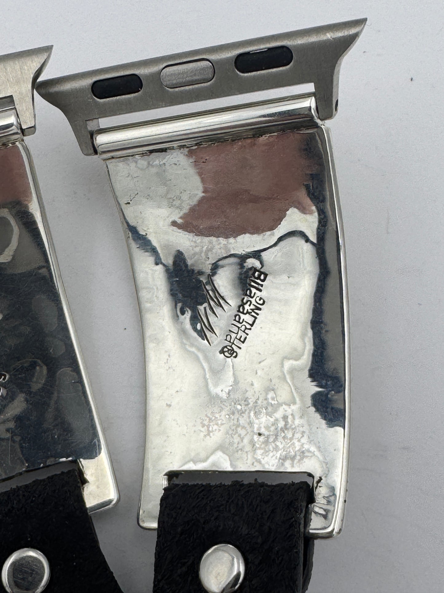 Nelson Morgan 38/40/41mm Unisex Sterling Silver Black Onyx #55