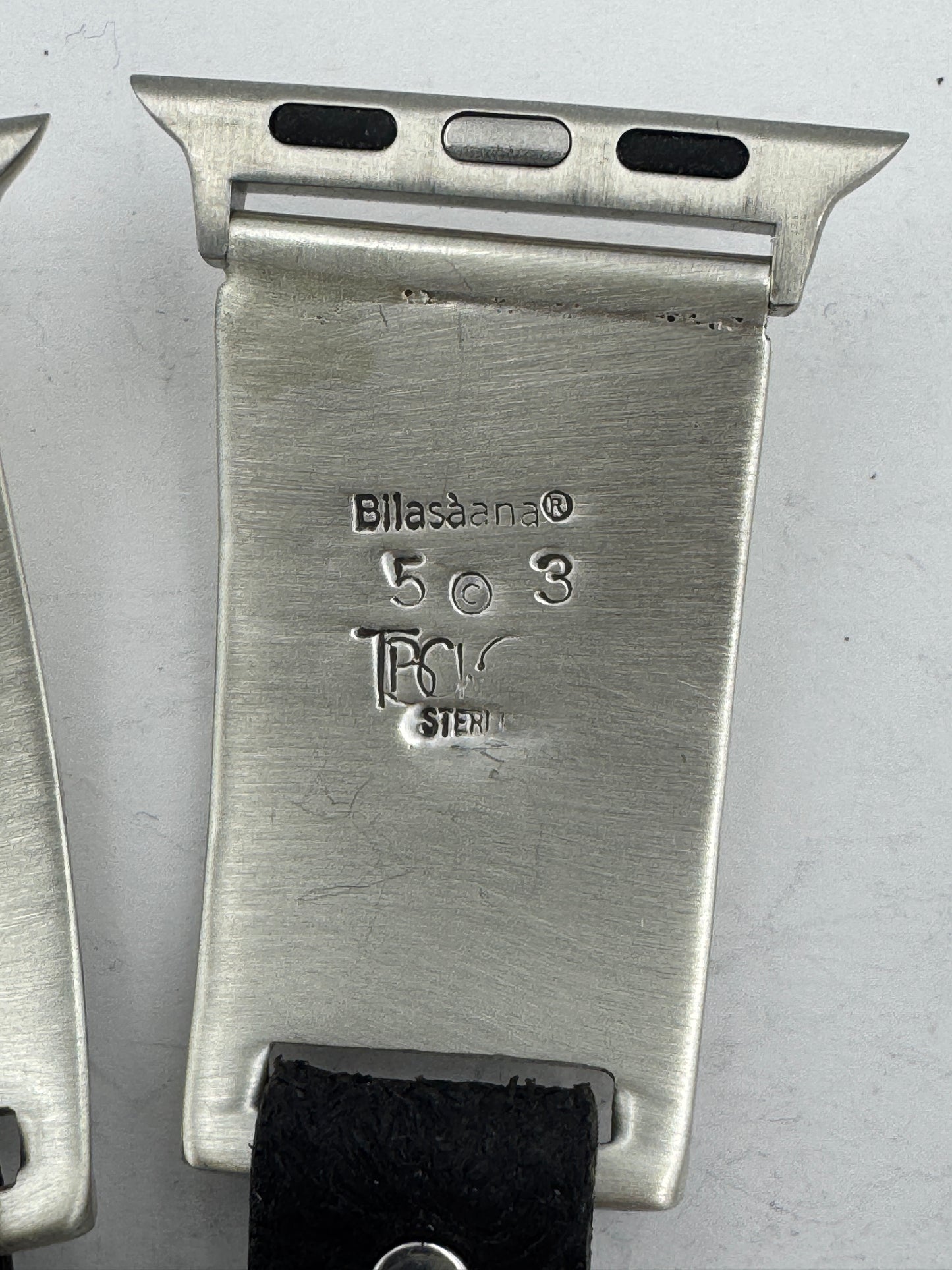 Tony Chino 38/40/41mm Unisex Sterling Silver Stamped Zia and Turquoise #53