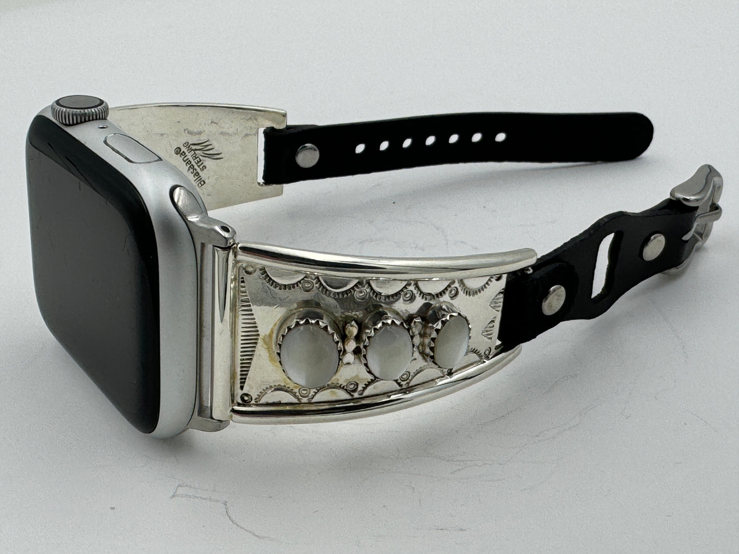 Nelson Morgan 42/44/45mm Ladies Sterling Silver Mother of Peal #18