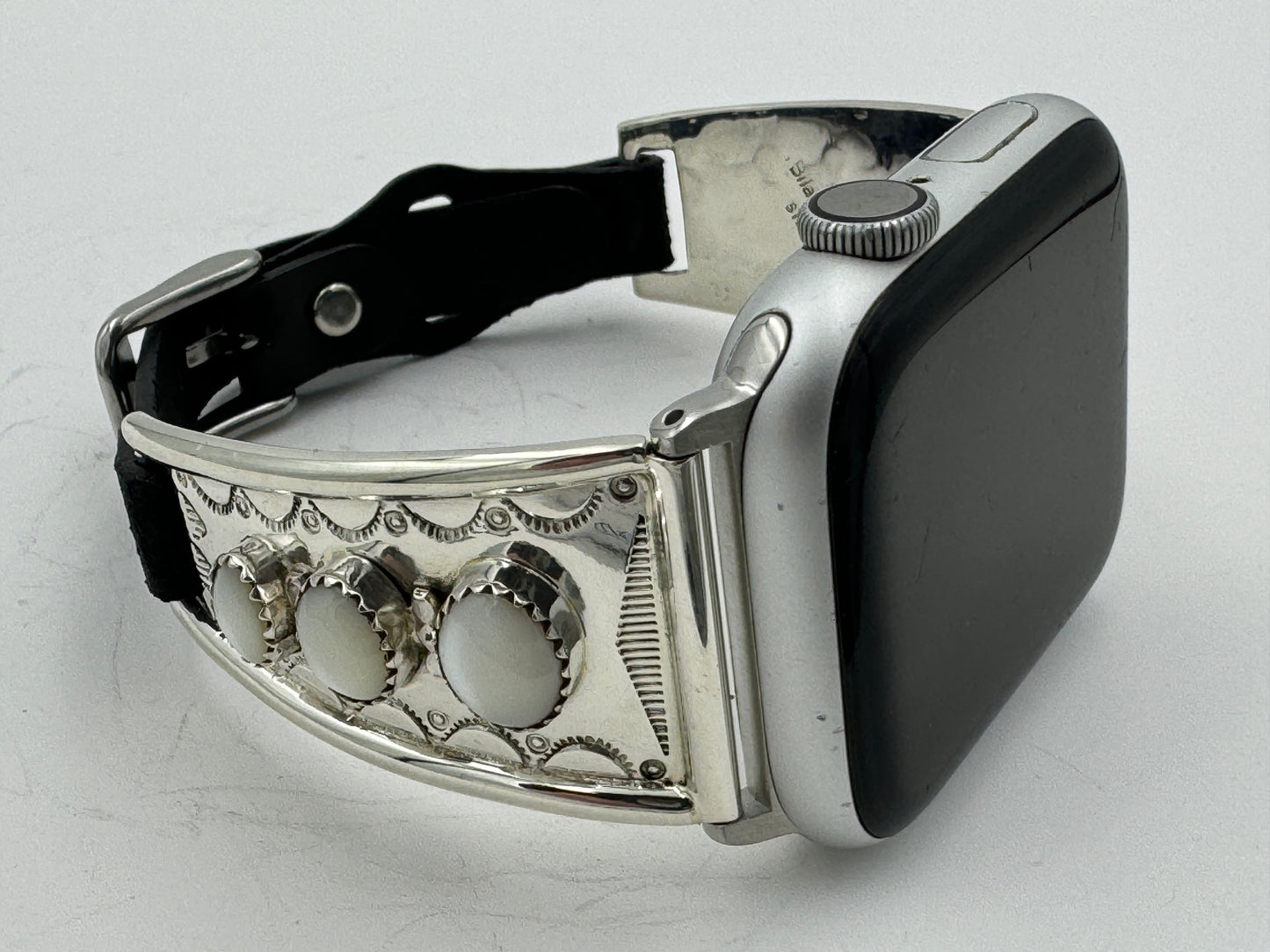 Nelson Morgan 42/44/45mm Ladies Sterling Silver Mother of Peal #18