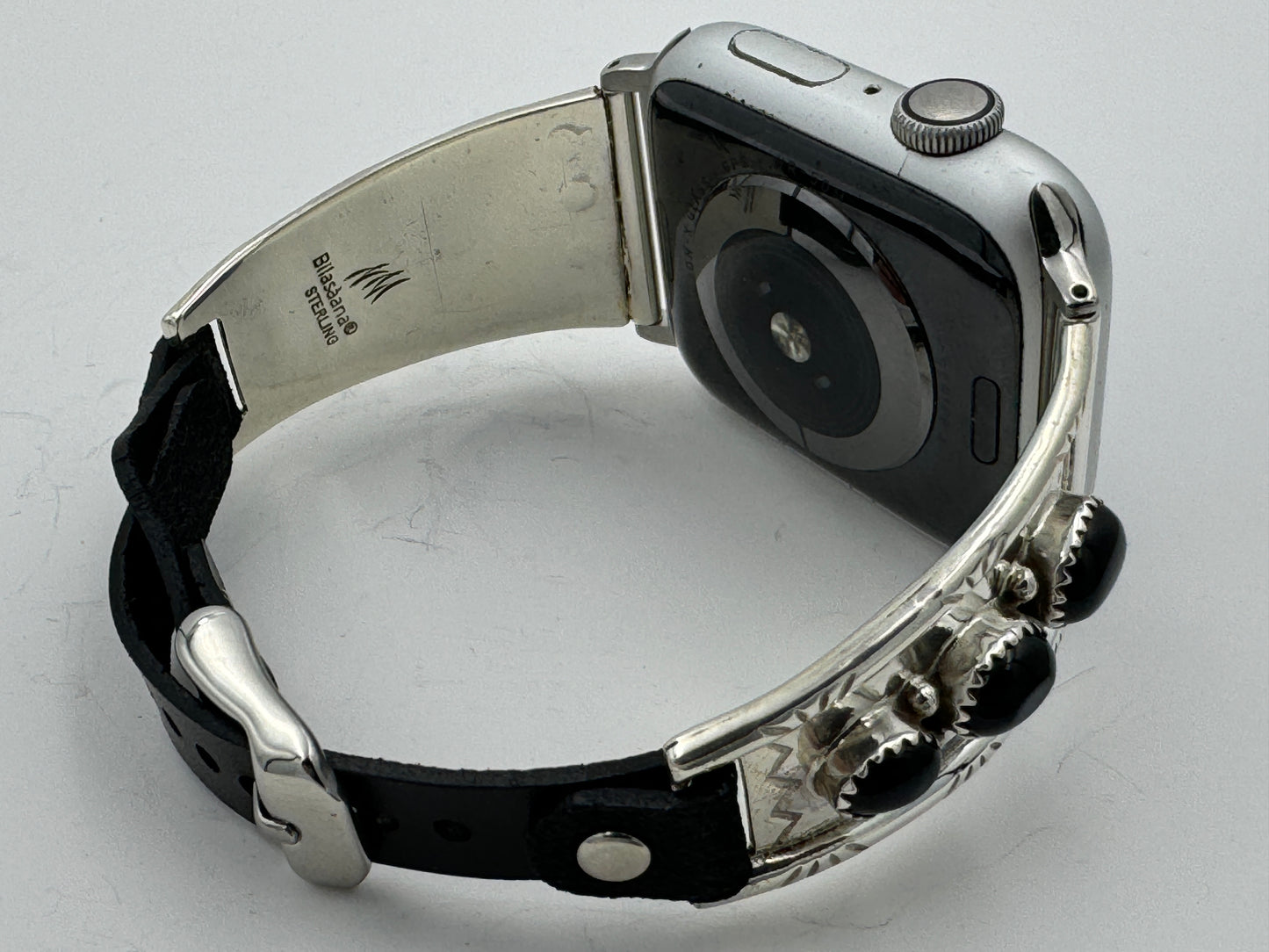 Nelson Morgan 42/44/45mm Ladies Sterling Silver Black Onyx #17