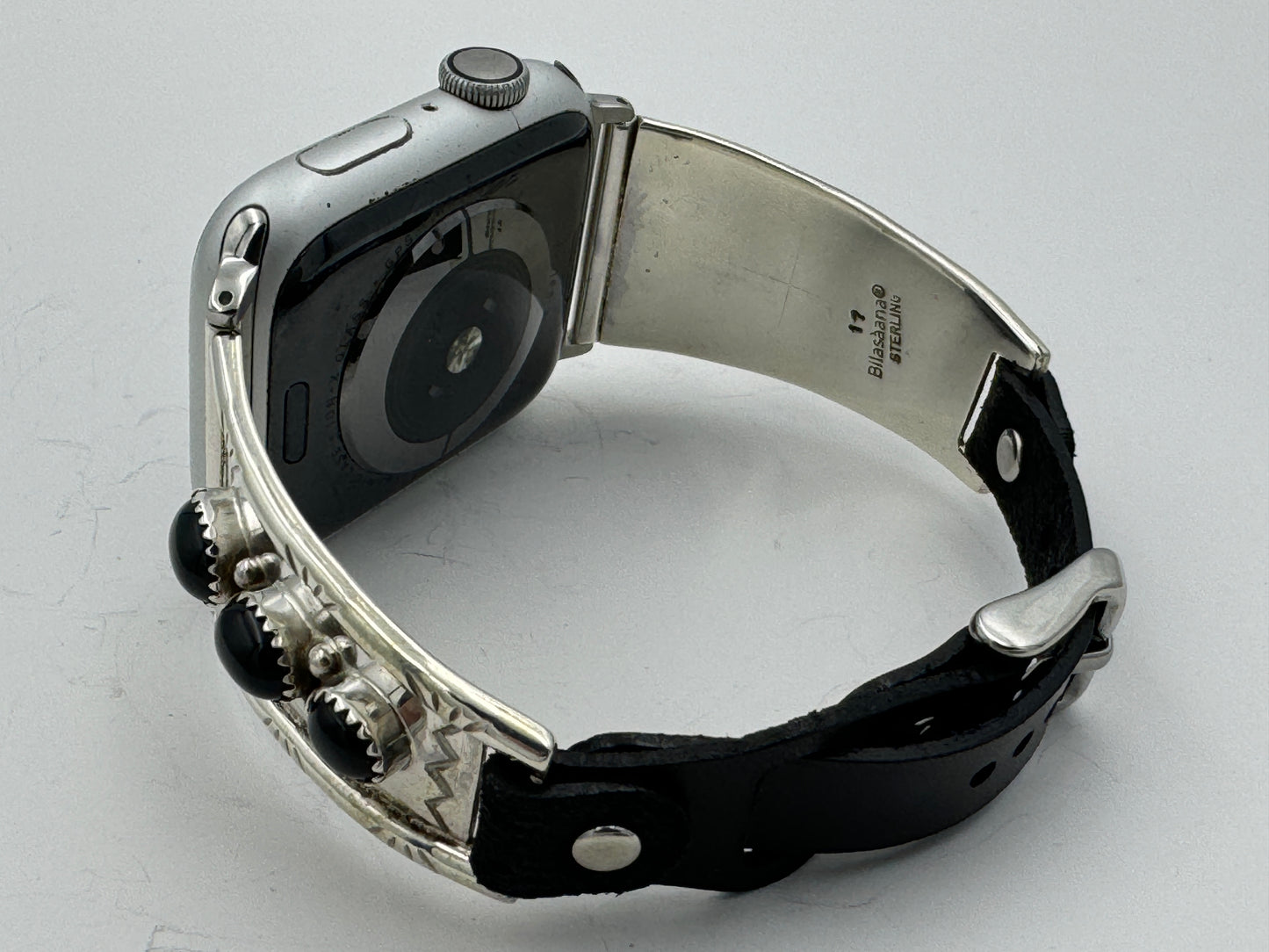 Nelson Morgan 42/44/45mm Ladies Sterling Silver Black Onyx #17