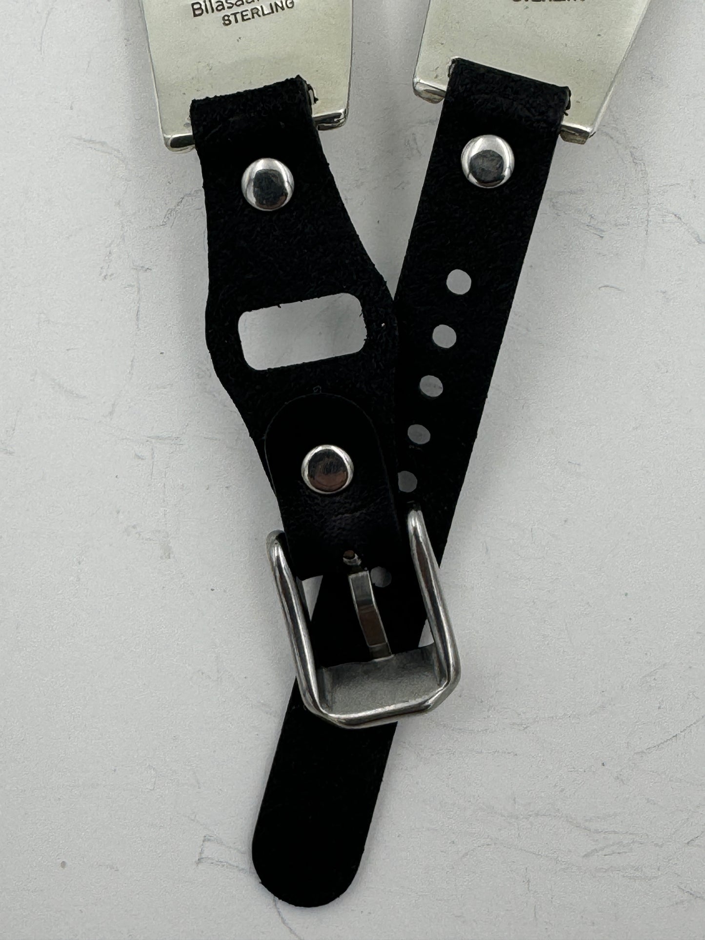 Nelson Morgan 42/44/45mm Ladies Sterling Silver Black Onyx #17