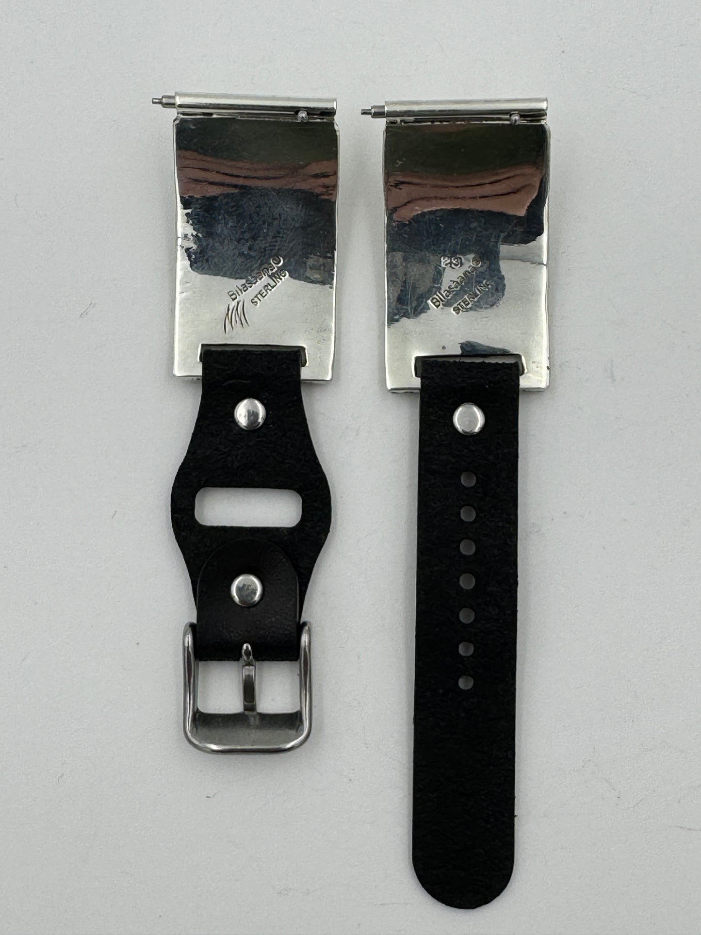 Nelson Morgan 45mm Samsung Galaxy Sterling Silver Black Onyx #23