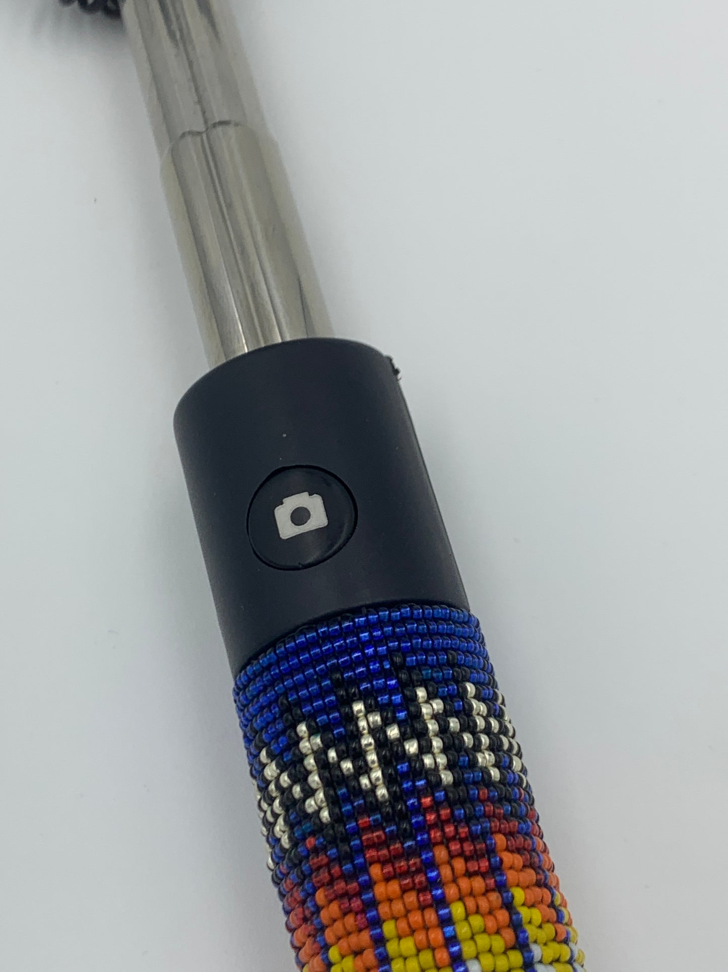 Dwight Nathaniel Beaded Handle Wired Selfie Stick #1